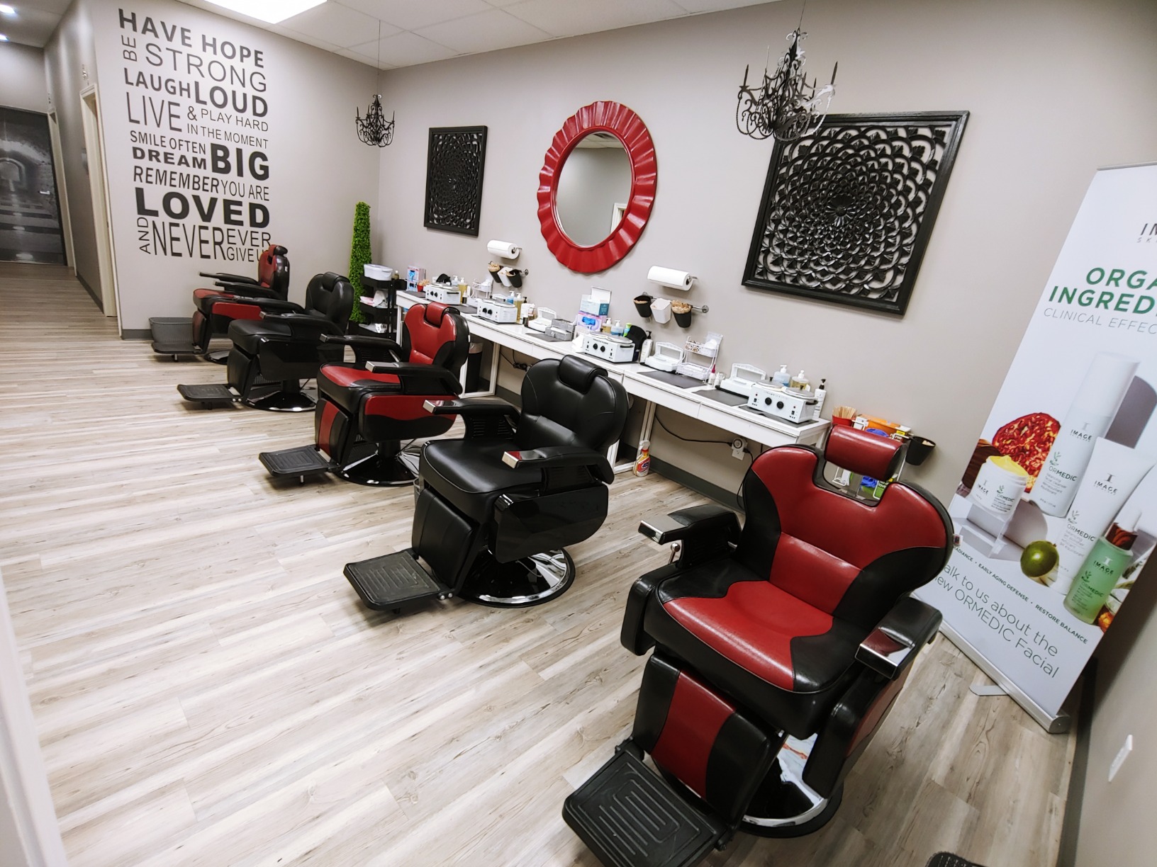 Artist hand Black All Purpose Hydraulic Recline Barber Chair Salon Beauty Styling Chair for Beauty Shop customer photo 2