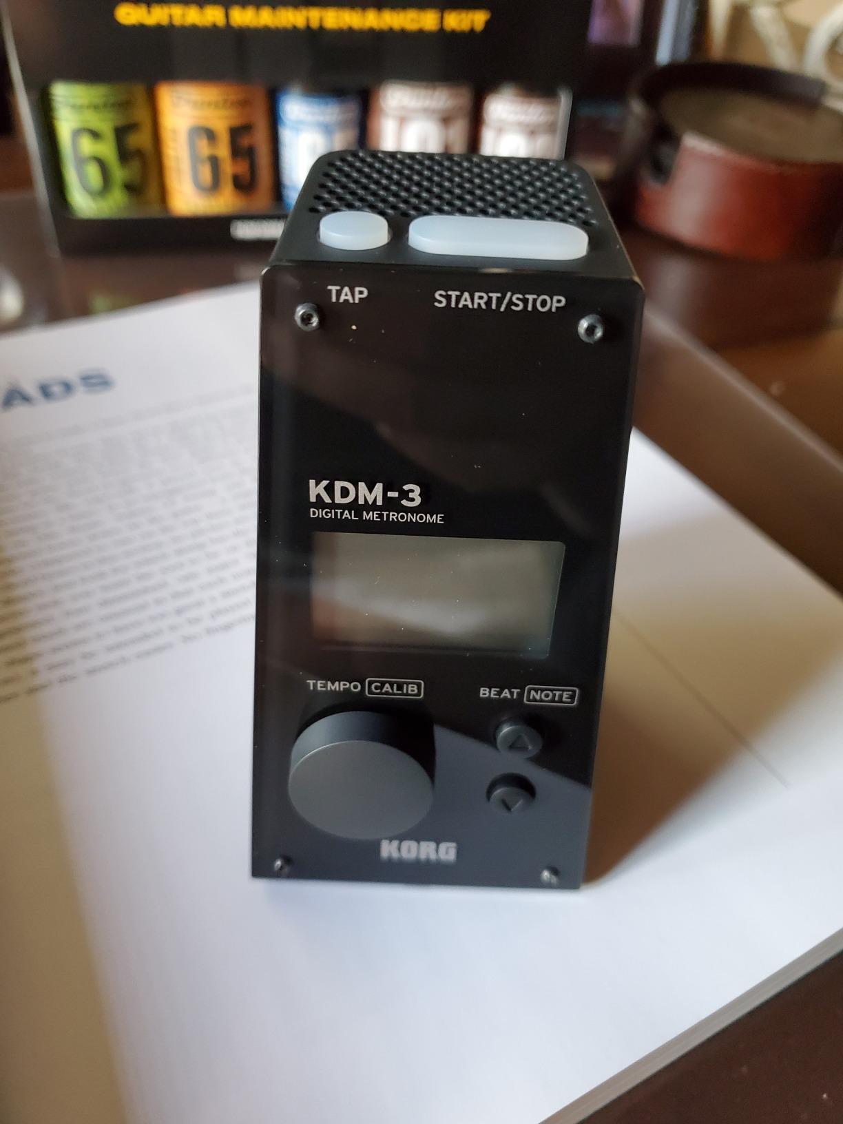 Korg KDM-3 Digital Metronome - Black customer photo 2