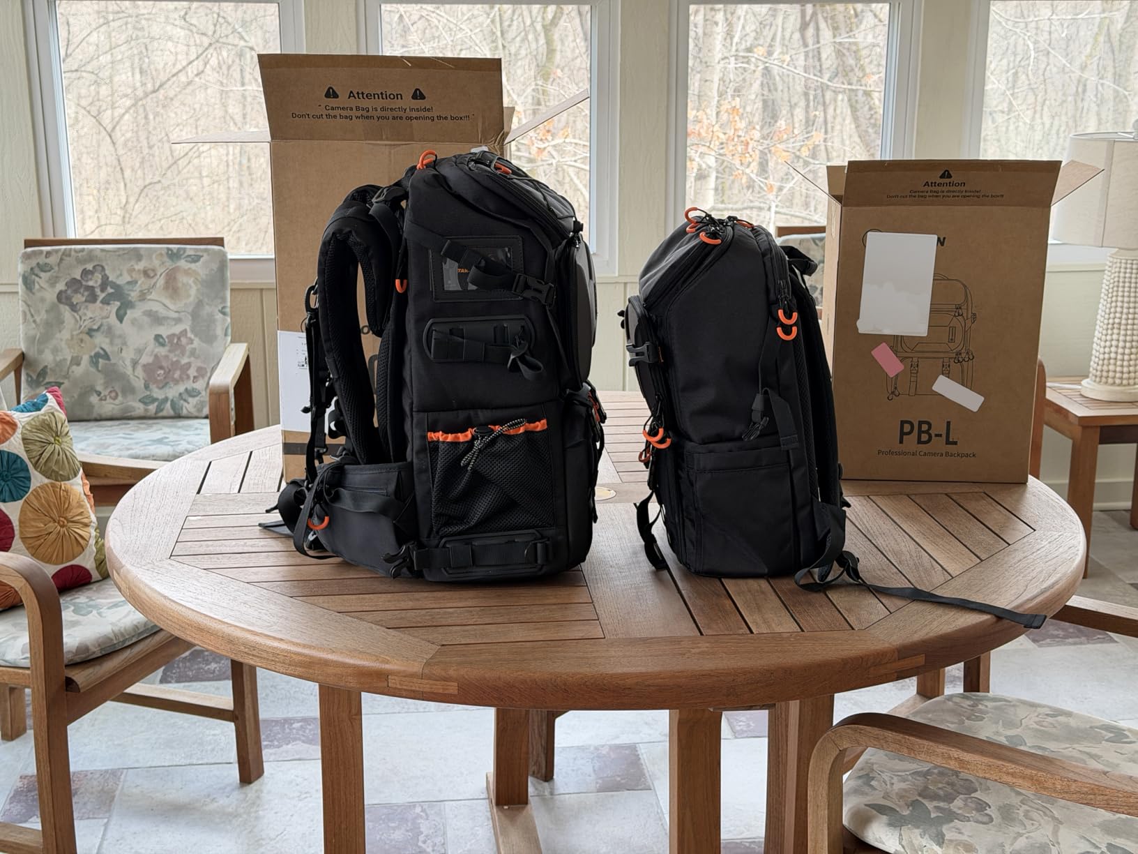 TARION 27L Extra Large Camera Backpack PB01 - 2 in 1 Professional Camera Bags for Photographers with 15.6