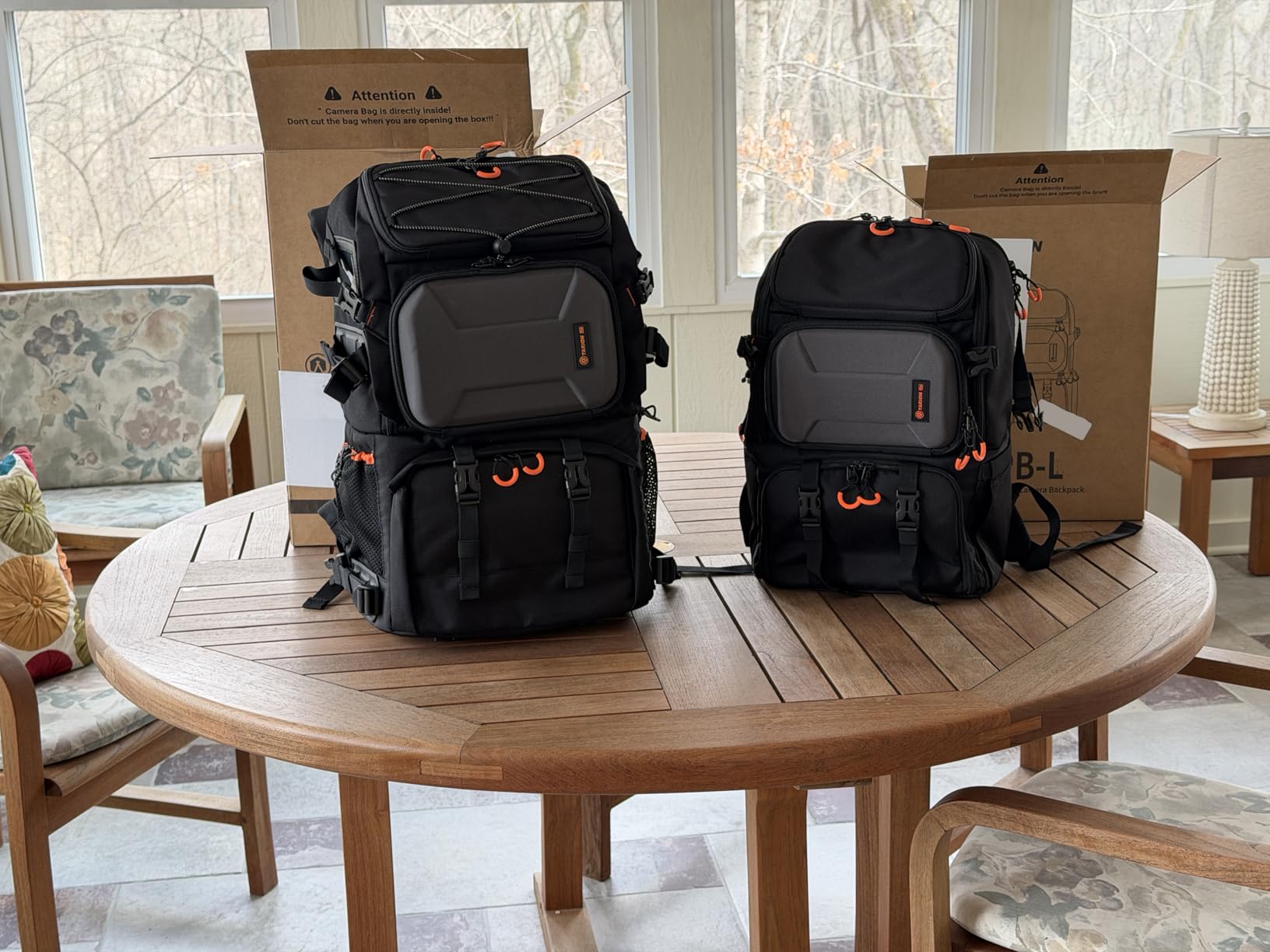 TARION 27L Extra Large Camera Backpack PB01 - 2 in 1 Professional Camera Bags for Photographers with 15.6