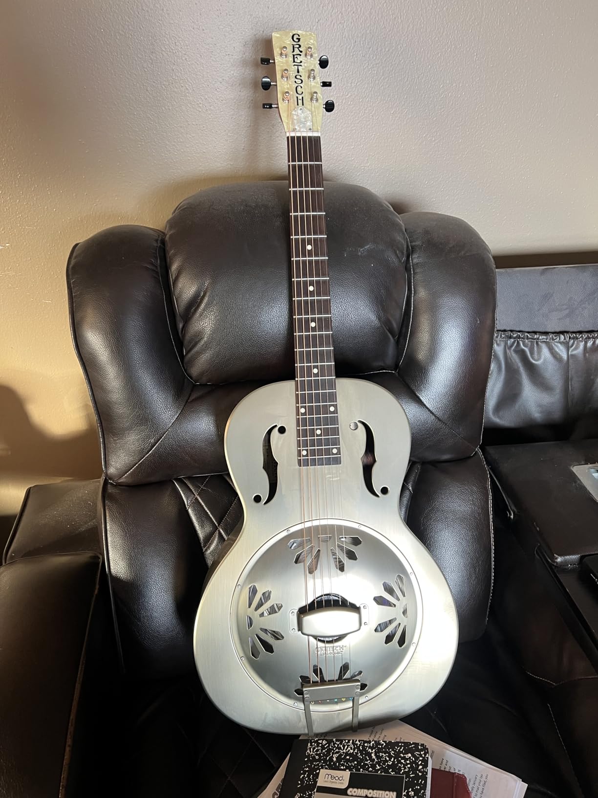 Gretsch G9201 Honey Dipper Round-Neck Metal Resonator - Brass Body, Padauk Fingerboard customer photo 1