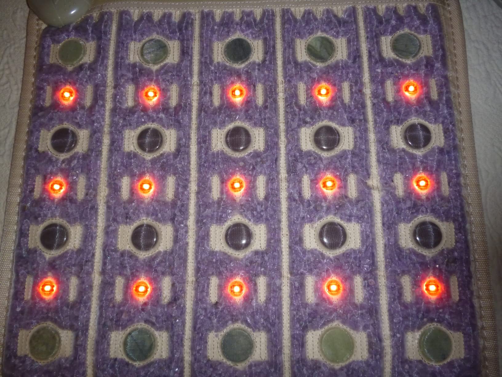 РЕМF Advanced Far Infrared Heating Pad - Professional Biomat for Pain Relief and Healing - Pulsed Electromagnetic Field Therapy - Full Body Mat with Red Lights, Amethyst, Tourmaline and Jade - 60 x 24 customer photo 2