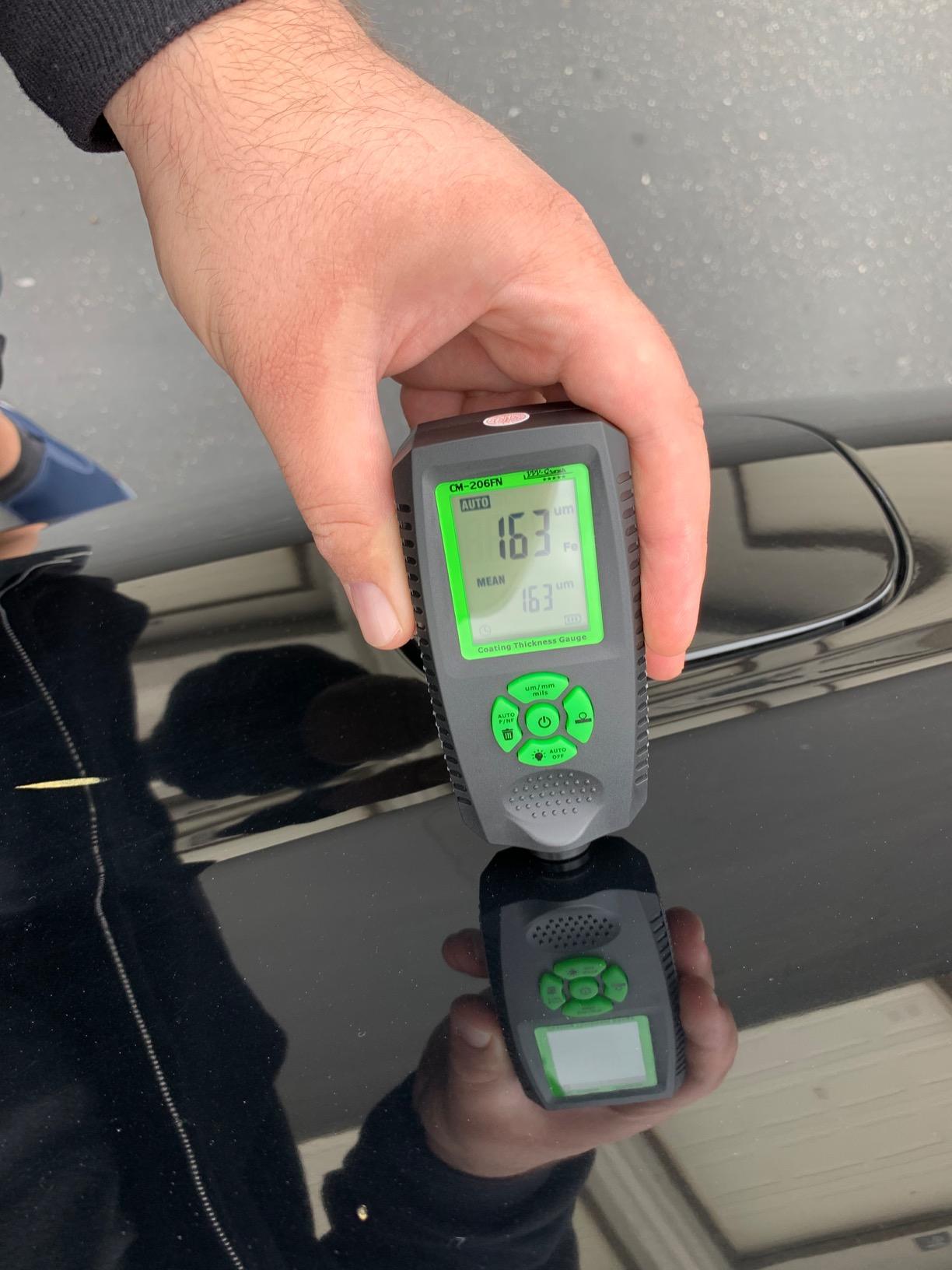 Paint Thickness Gauge - CM-206X Automotive Coating Thickness Meter 0-59.1 mils (0-1500 um), 0.001 mils Resolution, Fe/NFe/Zn Auto Detection, Ruby Probe customer photo 2