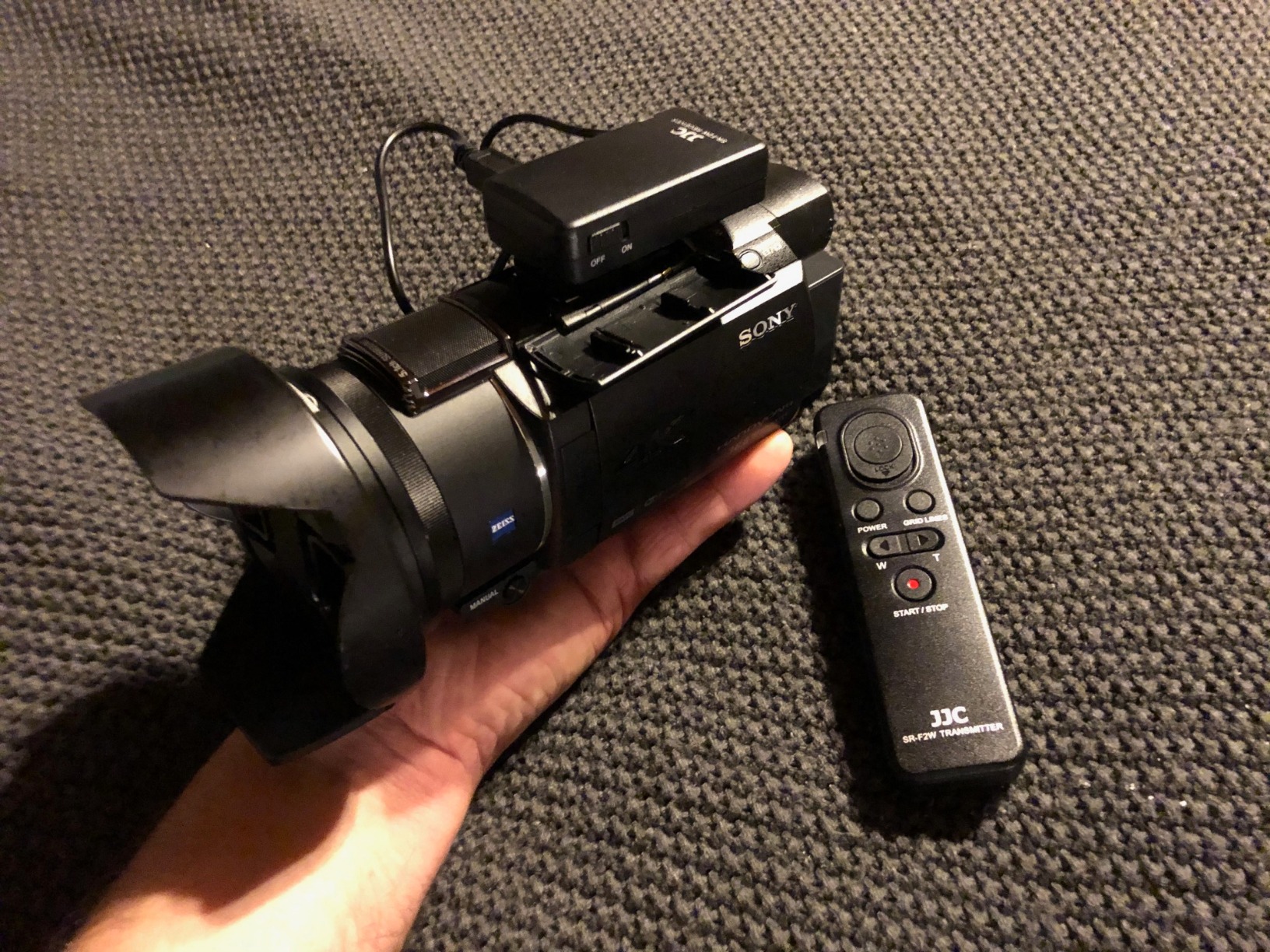 JJC Wireless Remote Shutter Release Control for Sony A7R V A7R IV III A7S III A7 IV III A9 II A1 ZV-1 A6500 A6400 A6300 FDR-AX33 AX100 AX700 HDR-CX405 CX440 CX455 CX900 customer photo 1