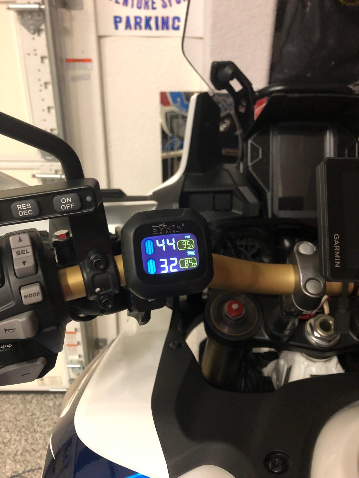 Sykik Rider SRTP300 Wireless Tire Pressure Monitoring System for Motorcycles customer photo 2