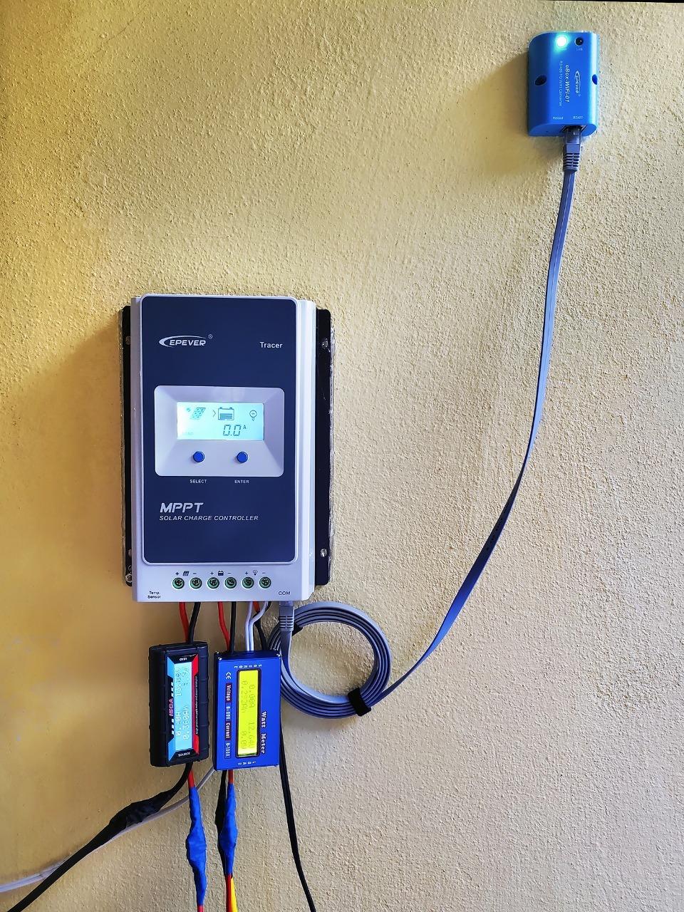 EPEVER MPPT Solar Charge Controller 30A 12V 24V Auto Max PV 100V Solar Panel Generator Tracer3210AN G3 Common Negative Regulator LCD Display for Gel AGM Flooded Sealed LiFePO4 Lithium Battery customer photo 1