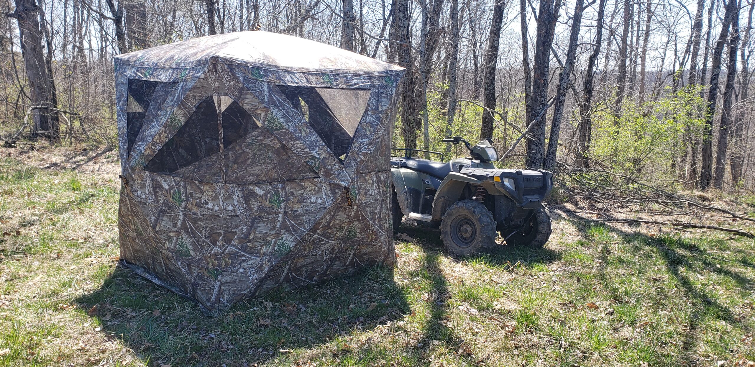Rhino Blinds R500-MOC 3-4 Person Hunting Ground Blind customer photo 1