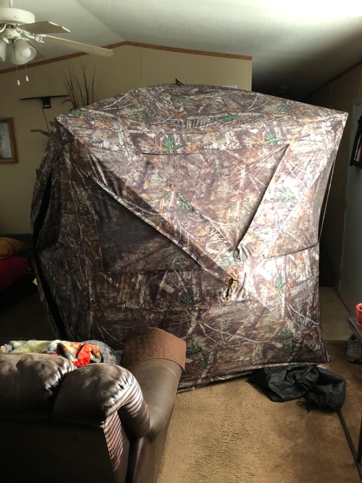 Rhino Blinds R500-MOC 3-4 Person Hunting Ground Blind customer photo 2