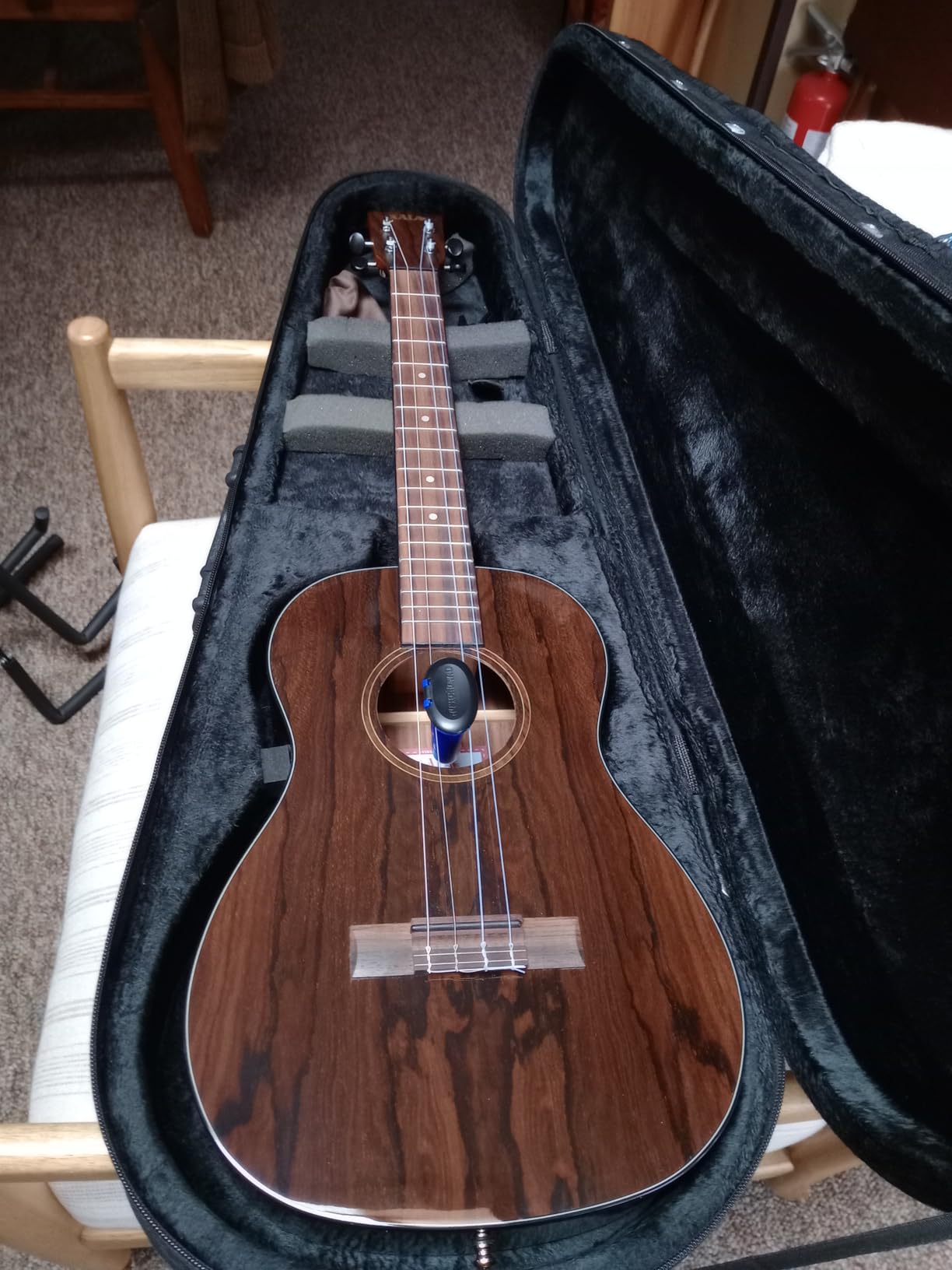 Kala Ziricote Gloss Baritone Ukulele (KA-ZCT-B) customer photo 2