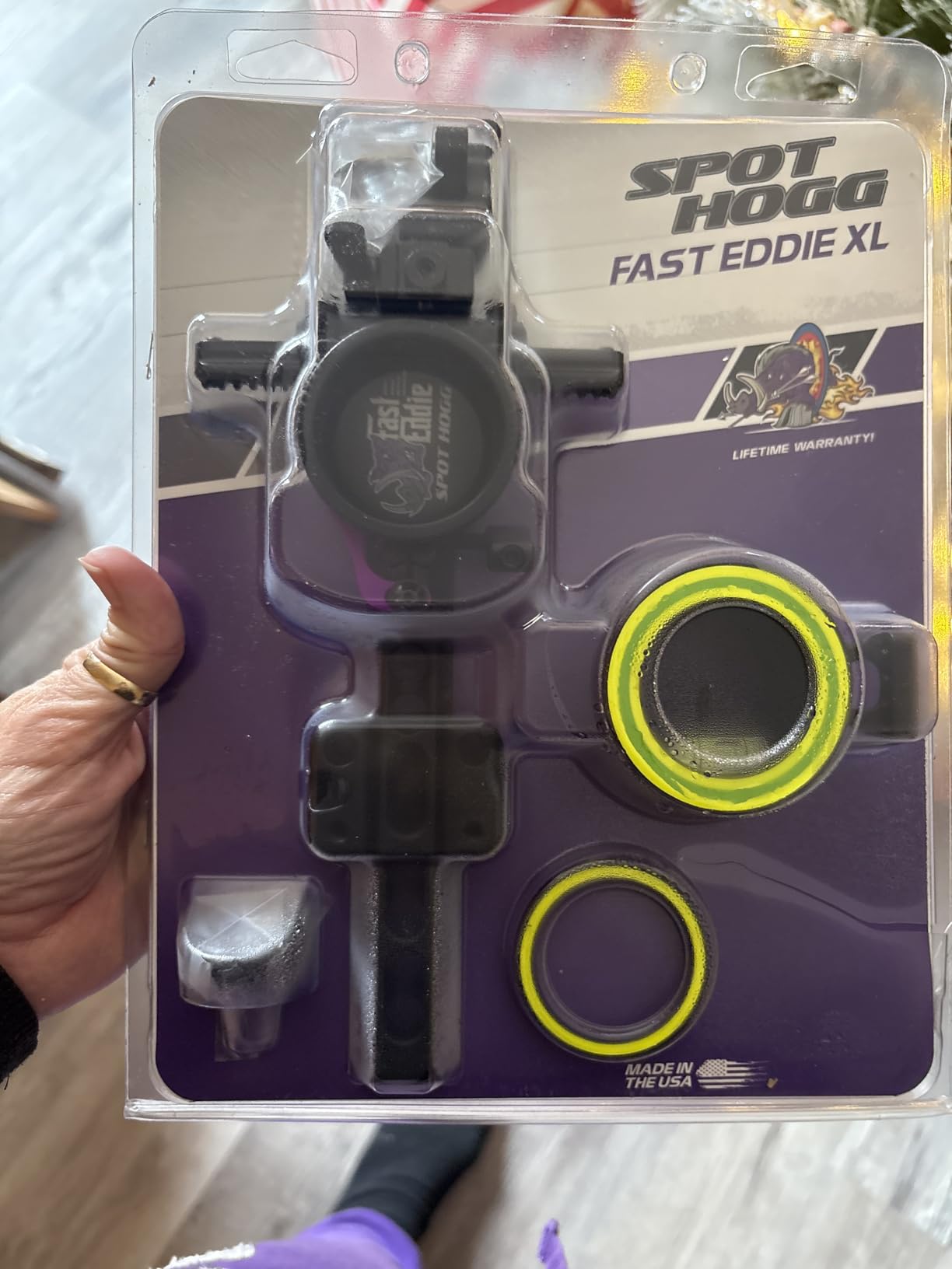 Spot Hogg Fast Eddie XL | Single Pin Bow Sight | Right/Left Handed | Pin Size .01/.019 | Made in The USA customer photo 1