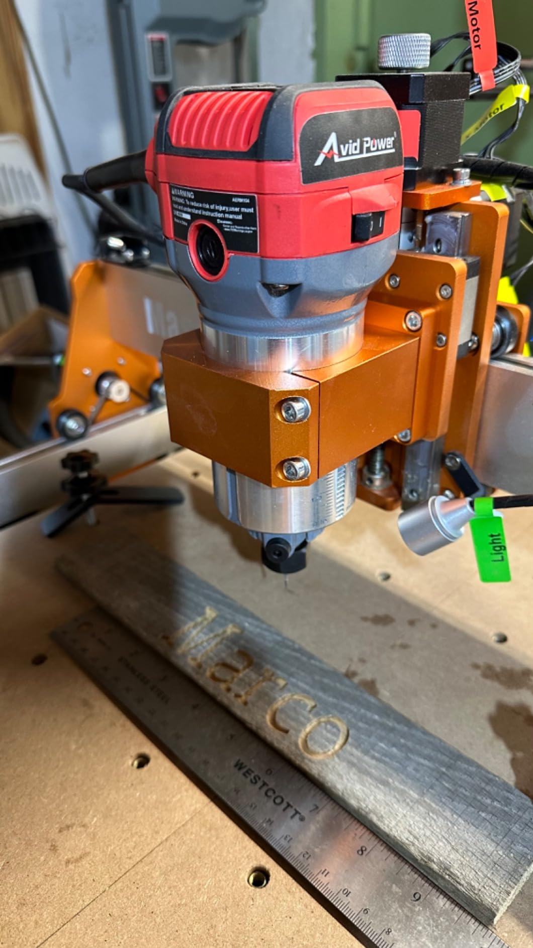 AVID POWER 6.5 Amp 1.25 HP Compact Router Tools for Woodworking, Fixed Base Wood Router customer photo 1