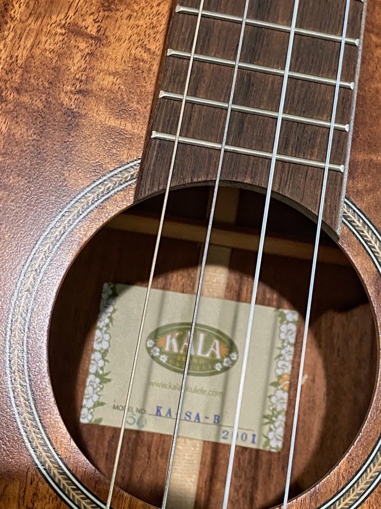 Kala KA-SA-B Solid Acacia Series Baritone Ukulele - Satin Natural customer photo 2