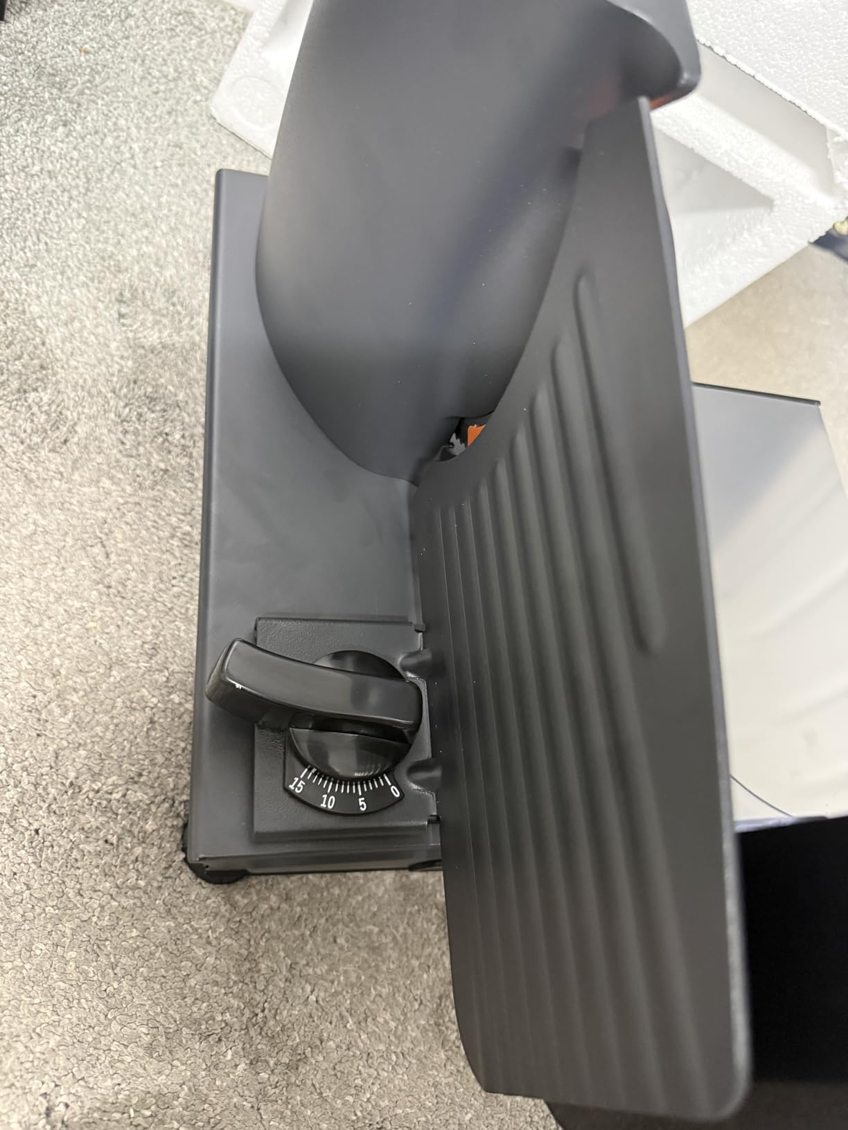 Elite Gourmet EMT-625B Ultimate Precision Electric Deli Food Meat Slicer Removable Stainless Steel Blade, Adjustable Thickness, Ideal for Cold Cuts, Hard Cheese, Vegetables and Bread, 7.5 inch, Black customer photo 2