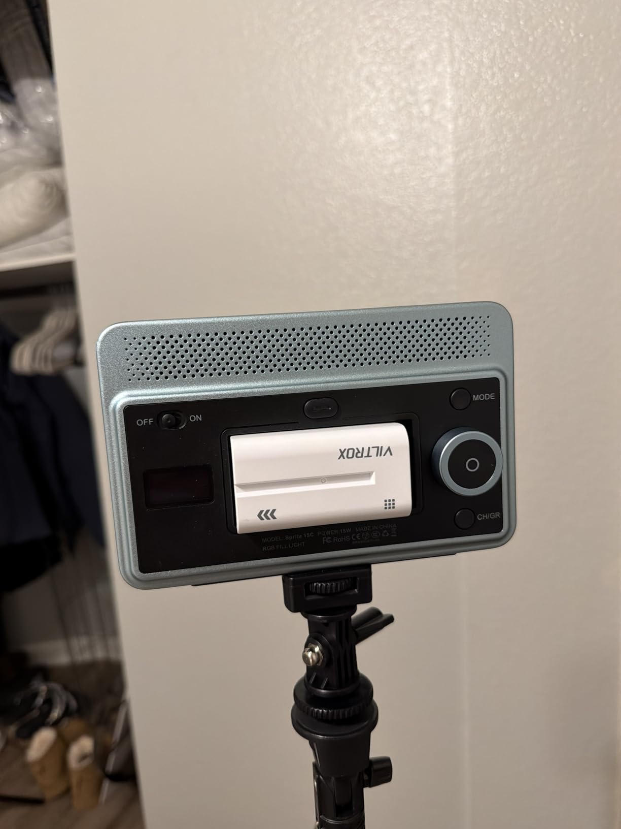 VILTROX 15W LED Video Light Panel, 3300K-5600K On Camera Light, Super Thin Key Light Panel with NP-F550, Led Photography Lighting CRI95+ for Studio Photography Video Recording Live Streaming (L116T) customer photo 1