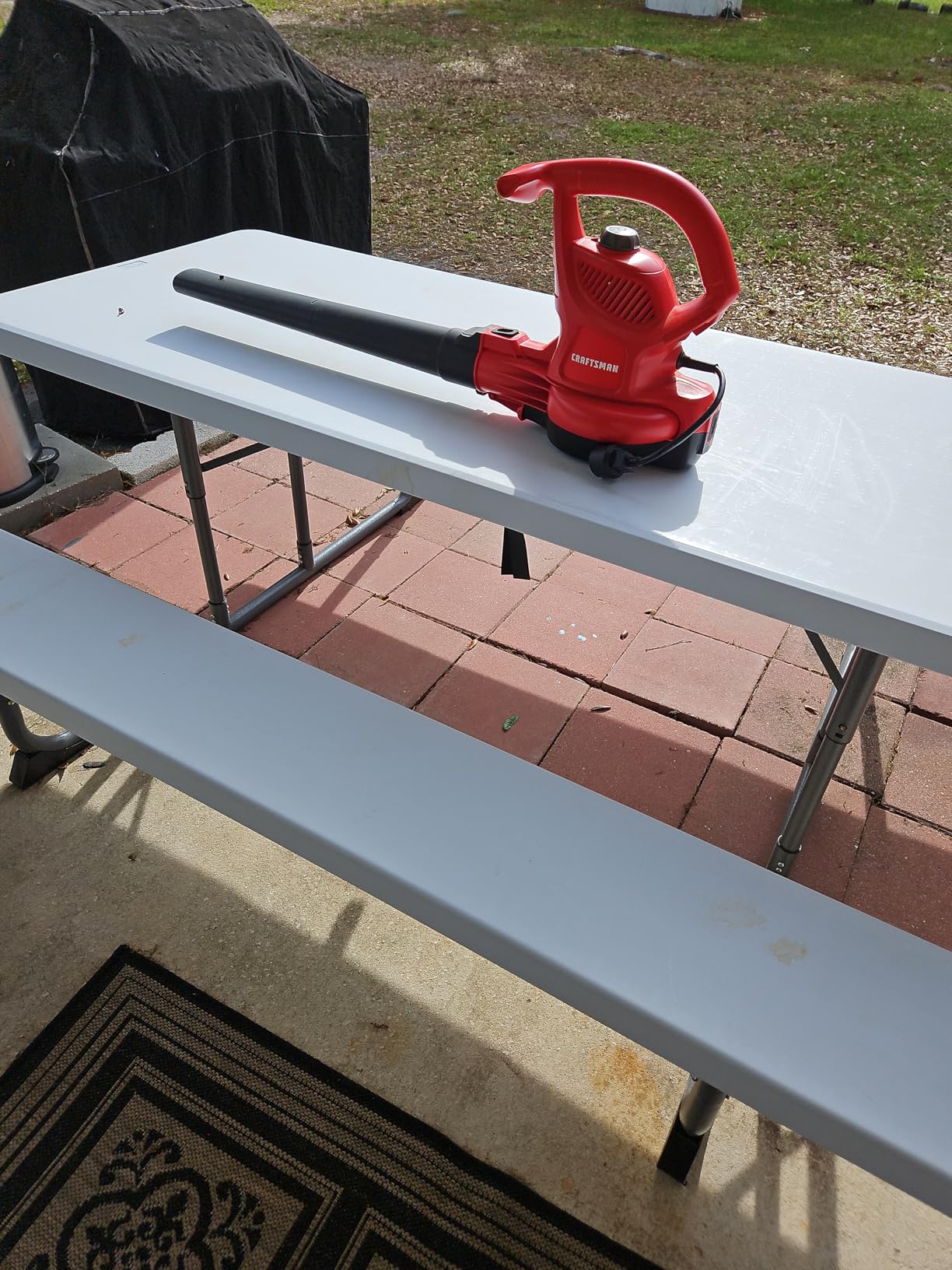 CRAFTSMAN Leaf Blower, Leaf Vacuum and Mulcher, 3-in-1 Backpack Blower, Up to 230 MPH, 12 Amp, Corded Electric (CMEBL700) customer photo 2