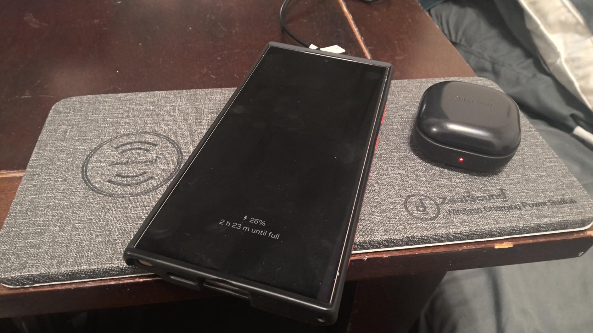 Wireless Charging Pad, ZealSound Ultra-Slim Triple Charger Station for Multiple 3 Devices customer photo 1