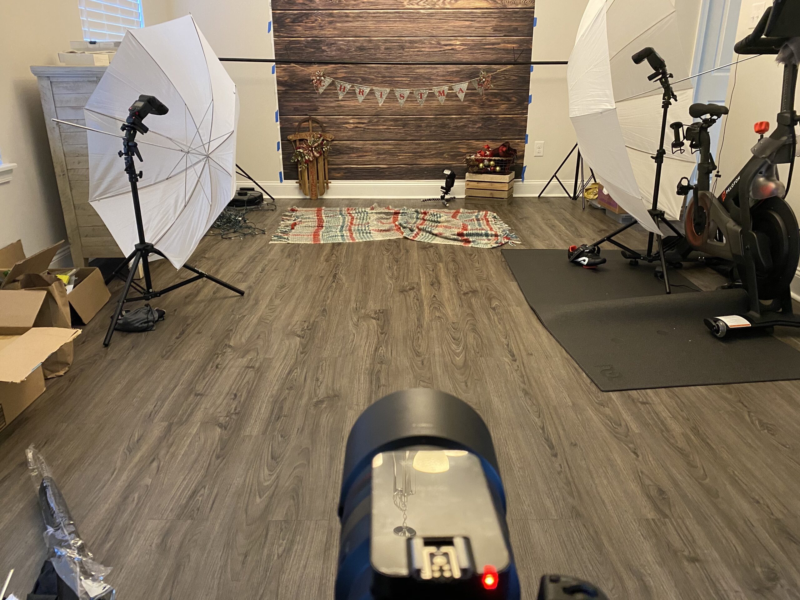 LYWYGG 7x5ft Thin Vinyl Brown Wood Backdrop Photographers Retro Wood Wall Background Cloth Seamless CP-19 customer photo 2