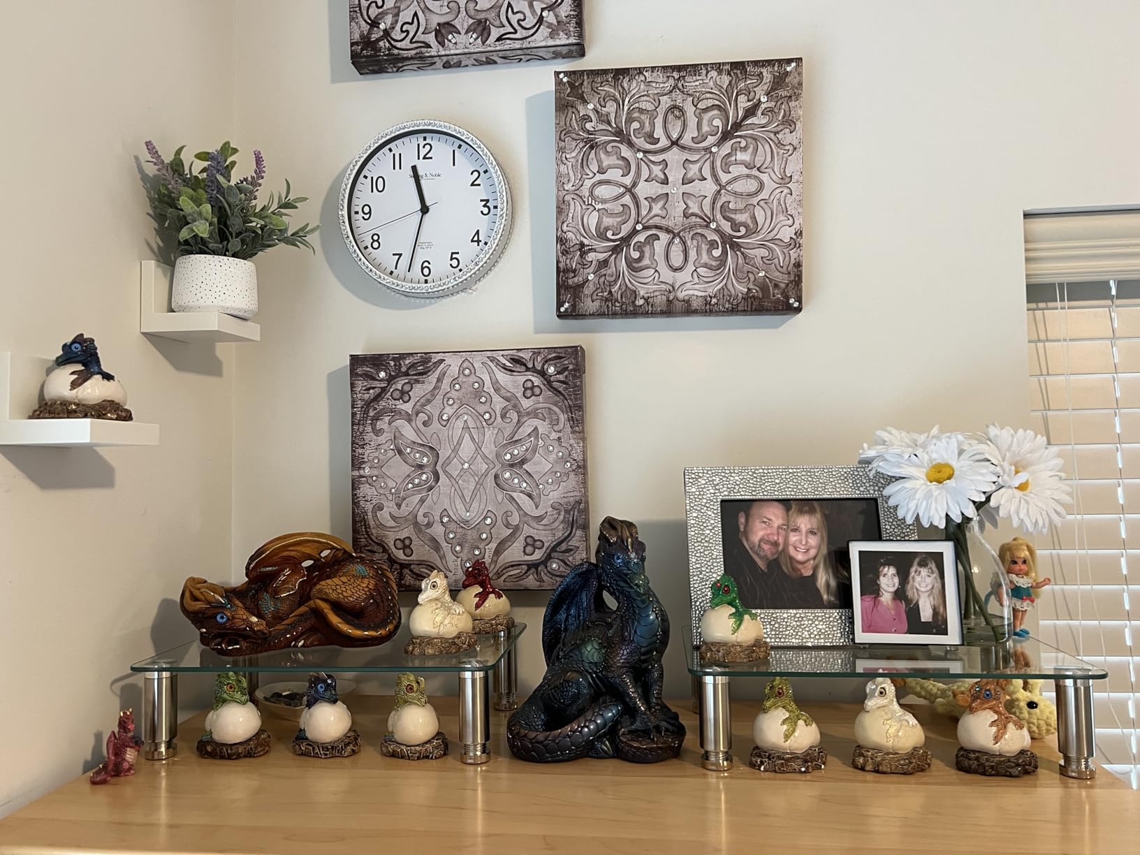 Hemudu 2 Pack Computer Monitor Riser with Height Adjustable Multi Media Desktop Stand for Flat Screen LCD LED TV, Laptop/Notebook/Xbox One customer photo 2