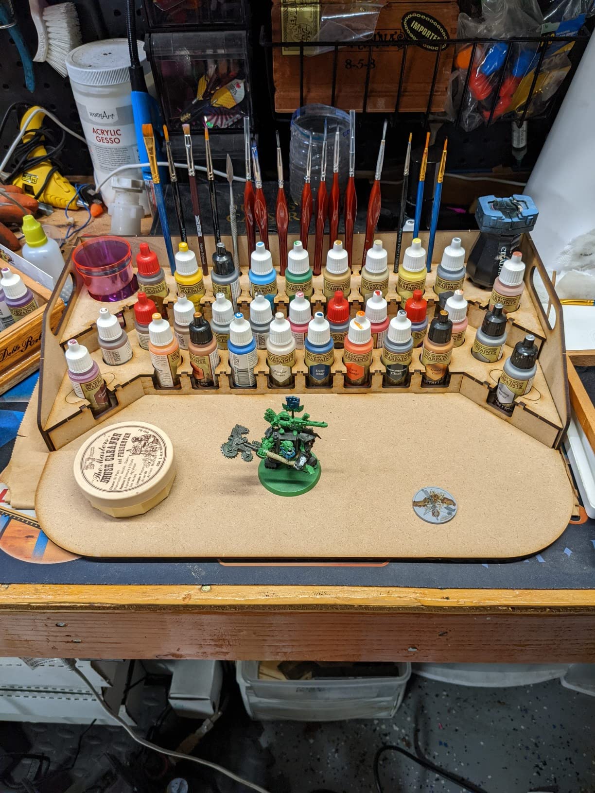 GameCraft Miniatures Painting Station - 26mm V2, for Vallejo and Army Painter Style Dropper Bottles customer photo 2