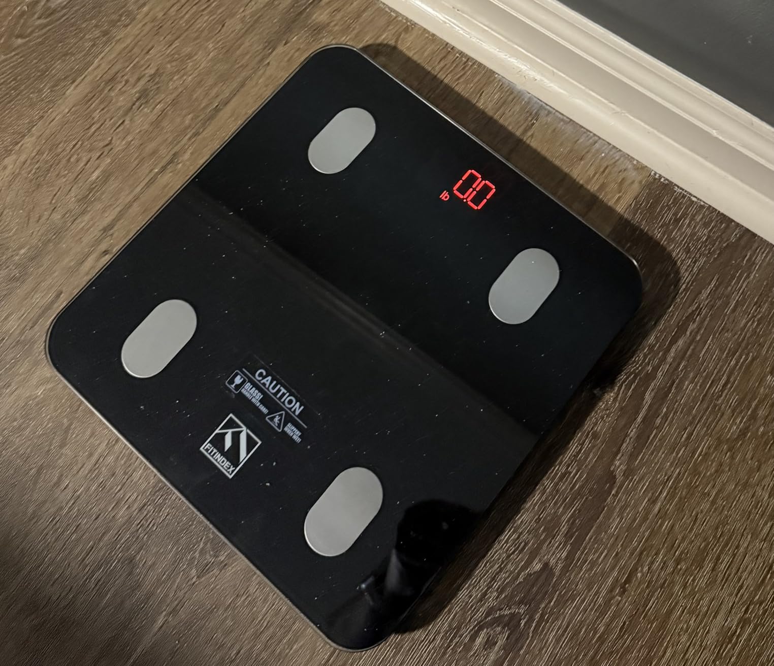 FITINDEX Smart Scale for Body Weight, Scale with BMI, Body Fat, Muscle Mass, Digital, Bathroom, Weighing, Bluetooth, Body Composition Monitor Health Analyzer with App, 400lb, Black customer photo 1