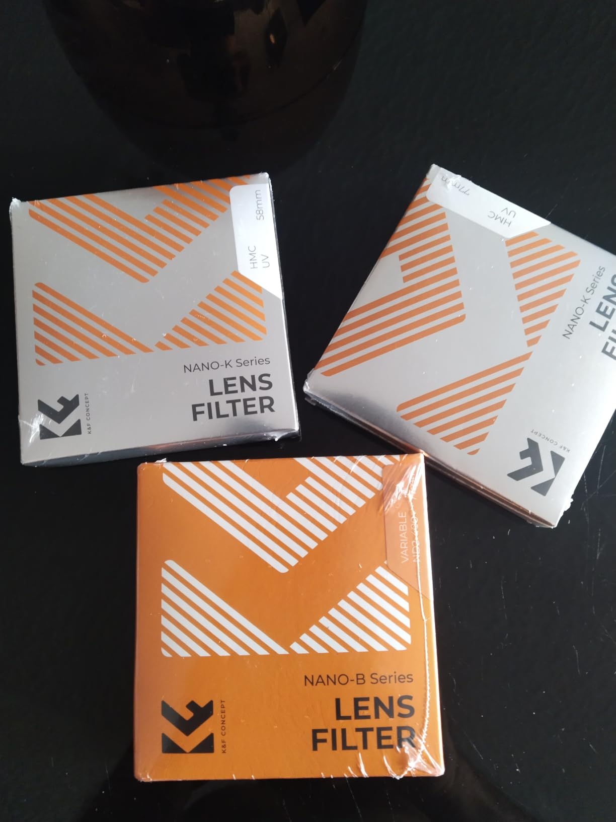 K&F CONCEPT 77mm Variable ND2-ND400 ND Lens Filter (1-9 Stops) for Camera Lens, Adjustable Neutral Density Filter with Microfiber Cleaning Cloth (B-Series) customer photo 1