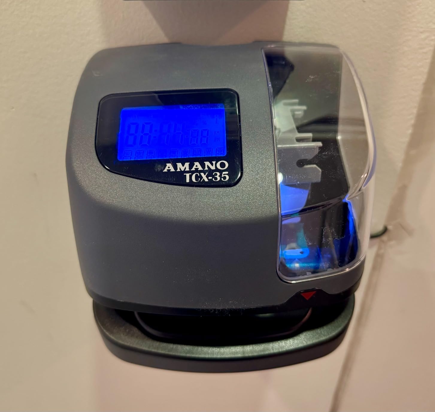 AMANO TCX-35 Time Clock for Employees, Electronic Punch Clock for Small Business, Made in USA (Individual Unit) customer photo 1