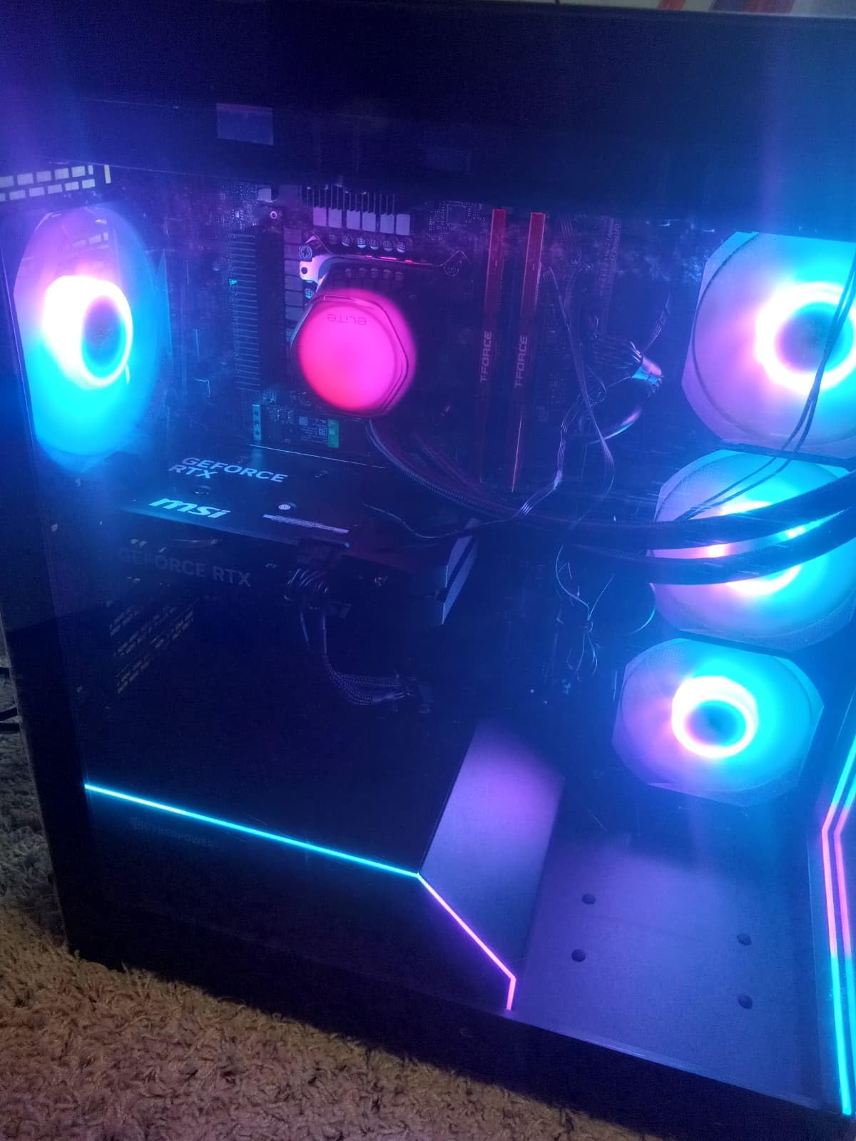 Cooler Master Elite Liquid 360 CPU AIO Cooler - 360mm Radiator, 3x ARGB PWM Fans, Dual-Chamber Pump Design, Ultra-Quiet High-Performance Cooling, AMD AM5/AM4 & Intel LGA 1851/1700, Black customer photo 1