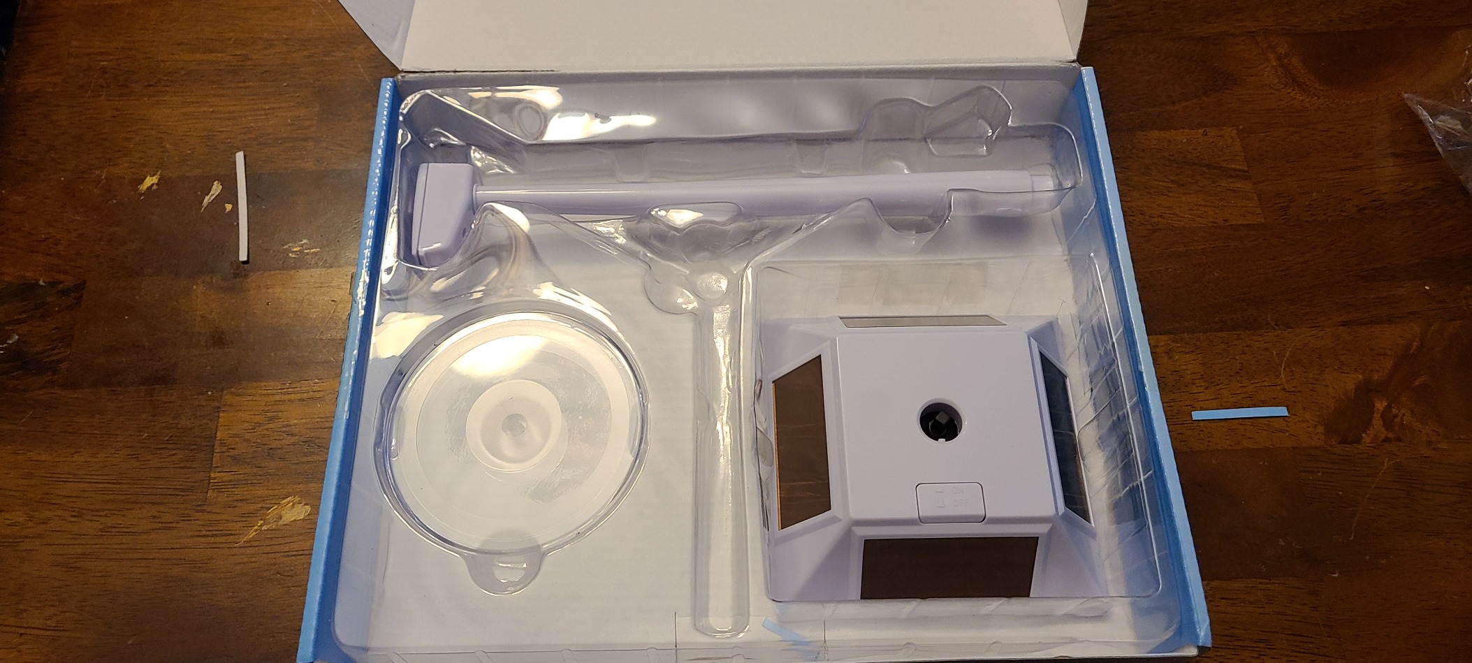 HUAWELL Desktop Wind Turbine Model Solar Powered Windmills ABS Plastics White for Education or Fun customer photo 1