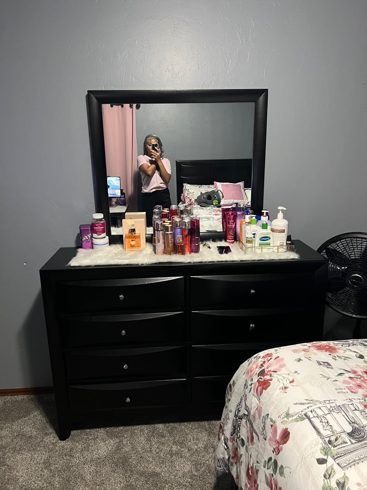 Coaster Home Furnishings Briana Transitional 5-Piece Bedroom Set California King Size Storage Bookcase Bed Frame 56-inch Headboard Black 202701KW-S5 customer photo 1