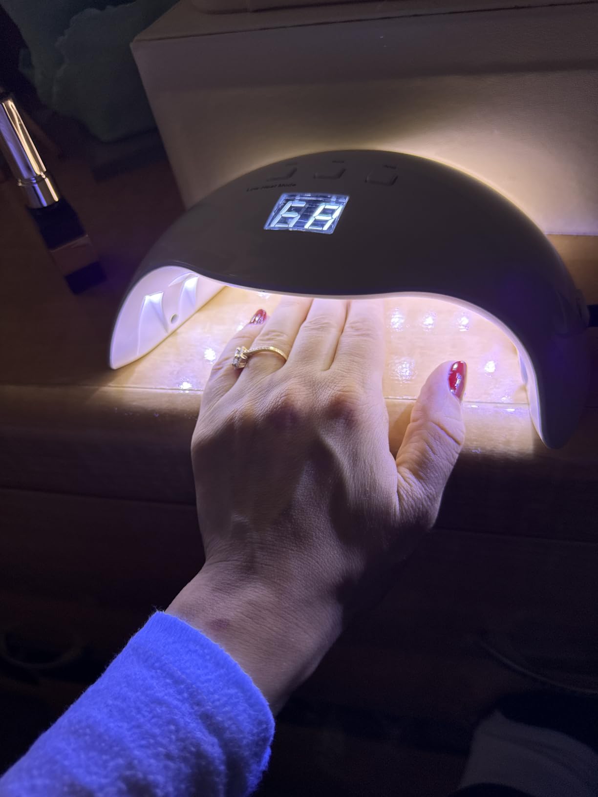 Gel UV LED Nail Polish Lamp, LKE Nail Dryer 40W LED Light with 3 Timers Professional for Nail Art Tools customer photo 1