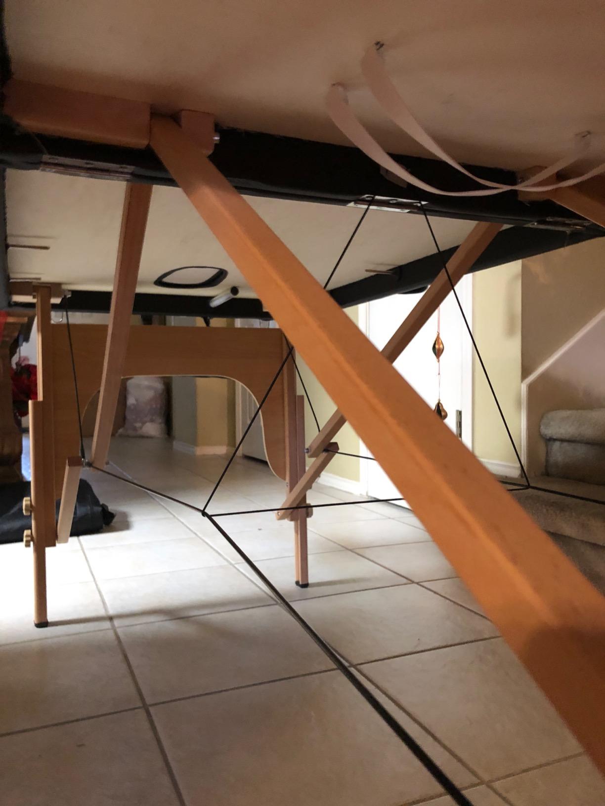 Luxton Home Memory Foam Massage Table Premium Portable Foldable Massage Bed Height Adjustable 72 Inches Long 27 Inches Wide Home Salon Spa Bed Tattoo Table with Accessories & Carrying Case Easy Set Up customer photo 2