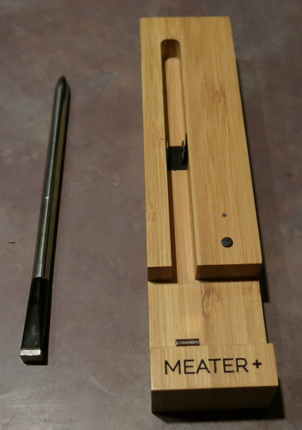 MEATER Plus: Smart Bluetooth Wireless Meat Thermometer Digital | BBQ, Grill, Oven, Smoker, Air Fryer, Kitchen | Perfect for Steak, Chicken, Turkey, and More | Delicious Recipes in App customer photo 1