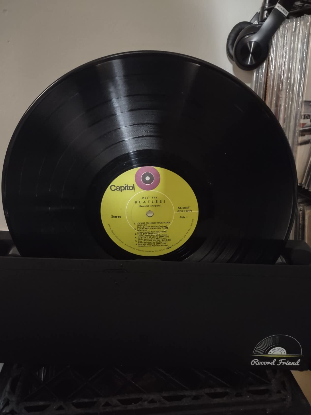 Big Fudge Vinyl Record Cleaning Kit for Vinyl Records - Includes Cleaning Machine & Vinyl Record Cleaning Care Solution - Microfiber Cloth & Rack for Record Player Accessories customer photo 1