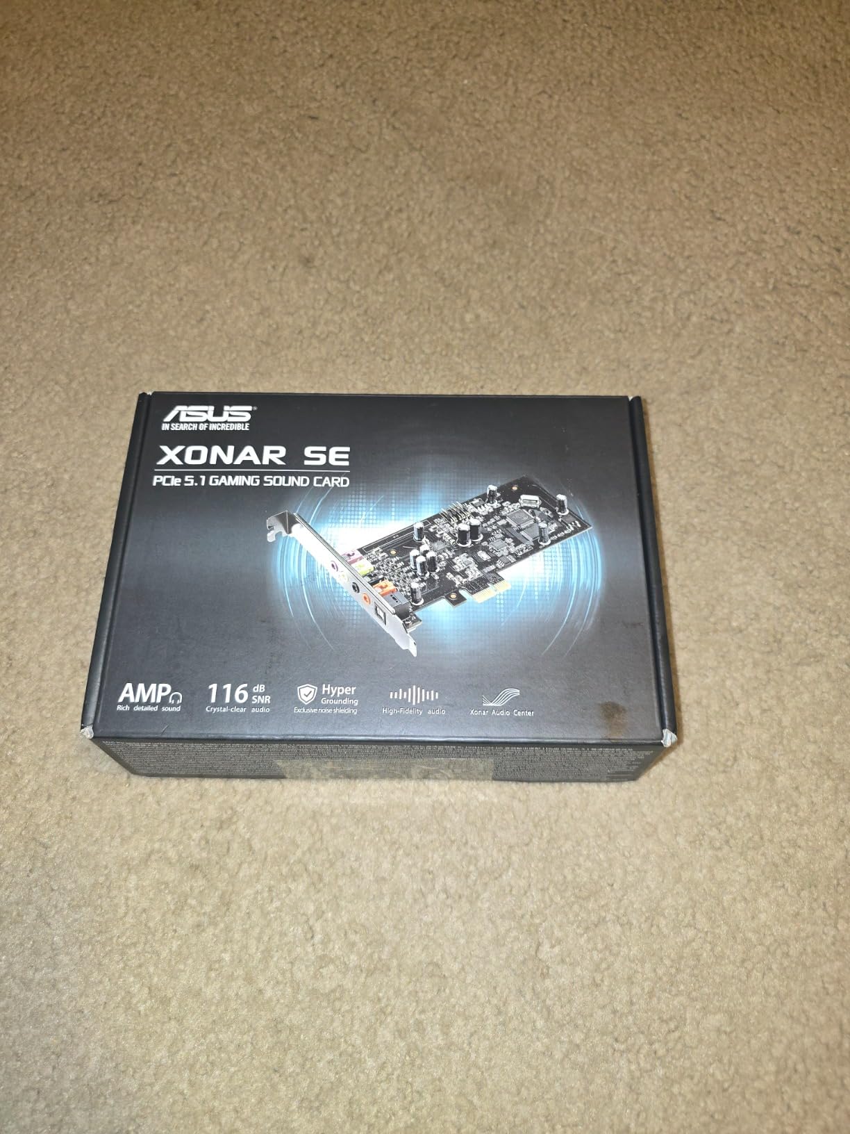 ASUS XONAR SE 5.1 Channel 192kHz/24-bit Hi-Res 116dB SNR PCIe Gaming Sound Card with Windows 10 Compatibility customer photo 2