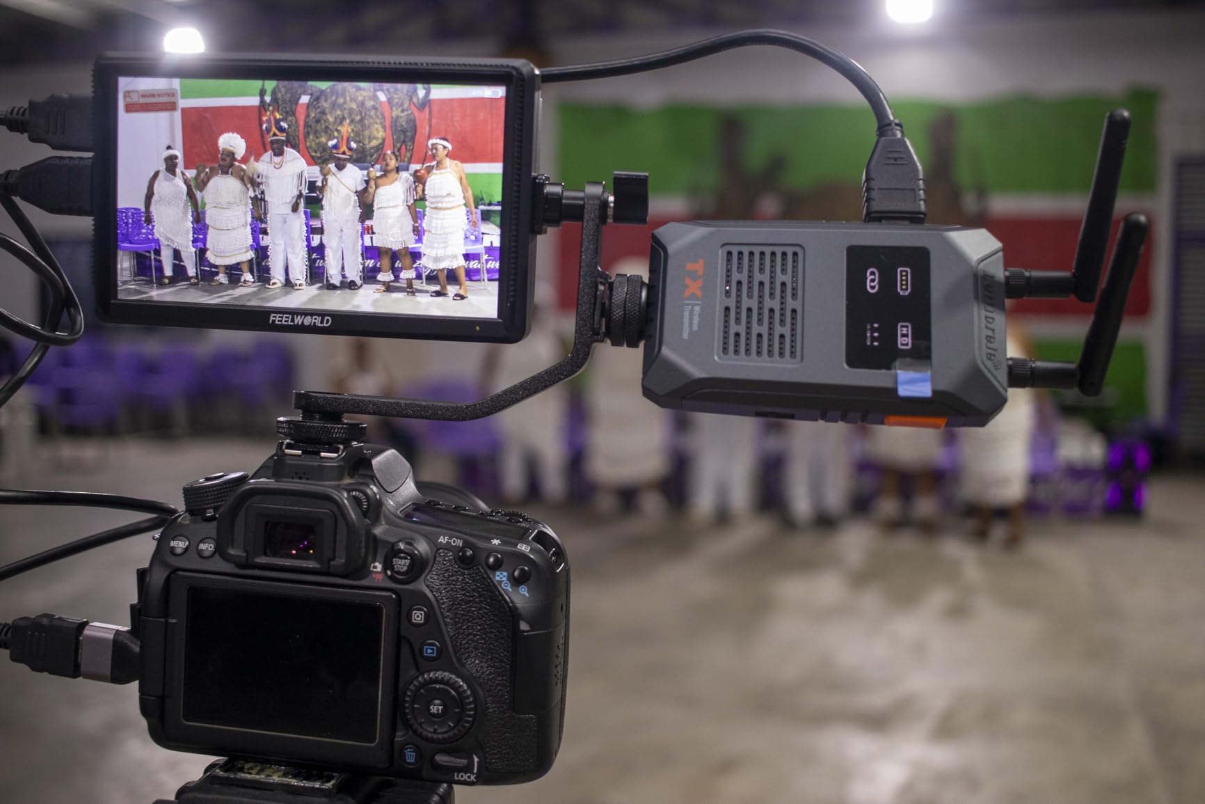 FEELWORLD S55 6 inch Camera DSLR Field Monitor Small Full HD 1920x1080 IPS LUT Video Peaking Focus Assist with 4K HDMI 8.4V DC Input Output customer photo 1