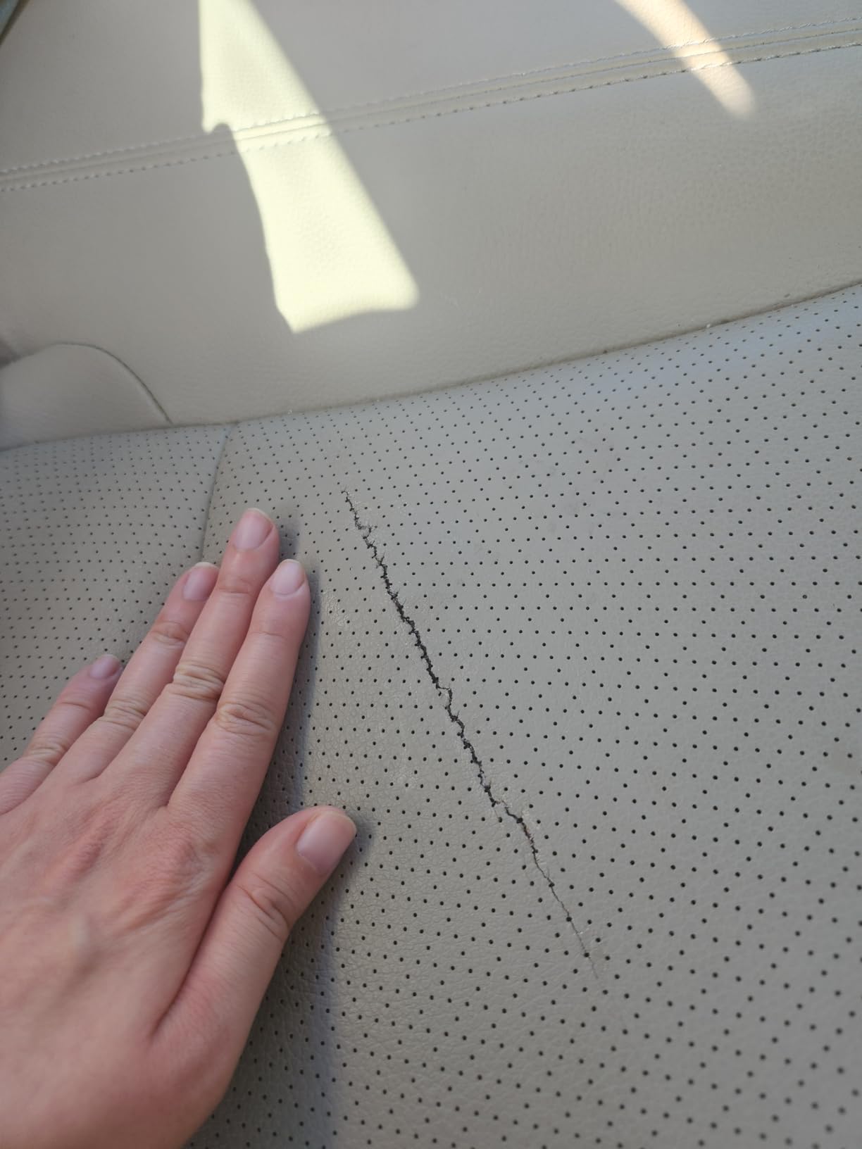 Coconix Leather & Vinyl Repair Kit | Fix Tears, Holes, Scratches, and Peeling on Leather and Vinyl Furniture, Car Seats, and Jackets | Easy Application with Customizable Colors customer photo 1