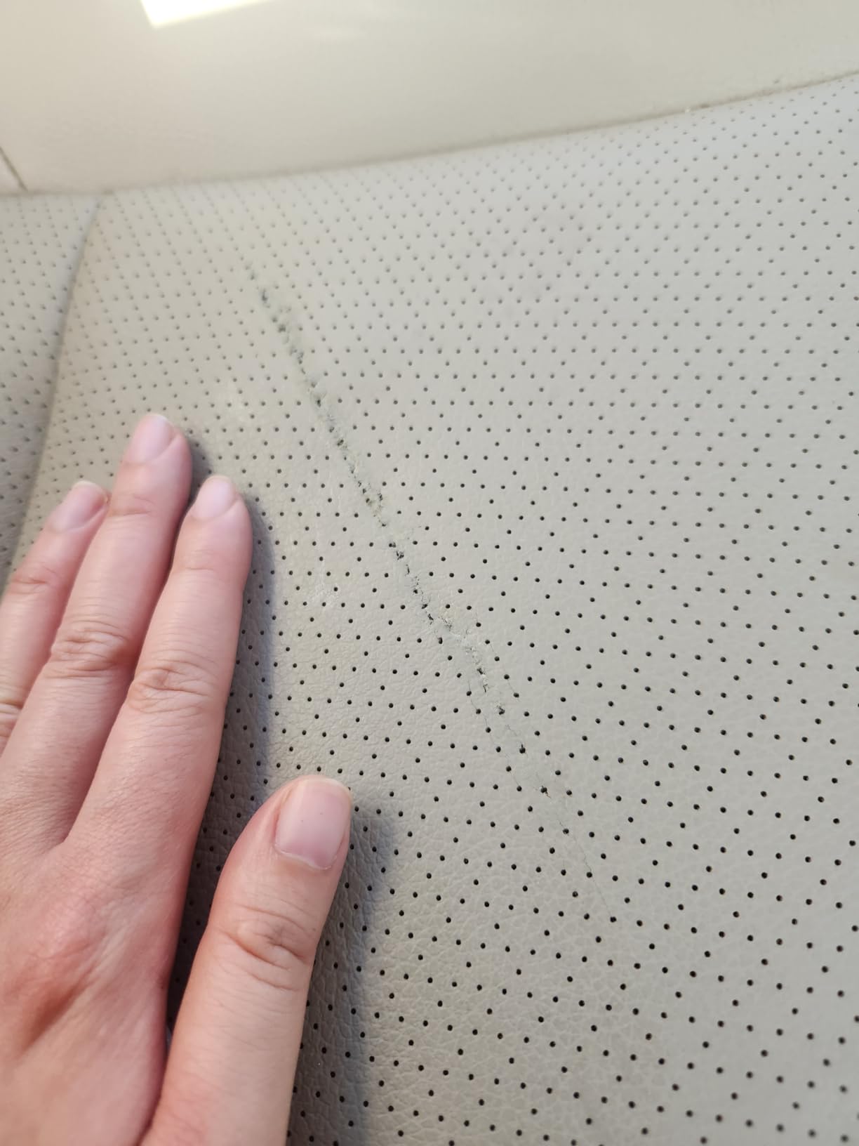 Coconix Leather & Vinyl Repair Kit | Fix Tears, Holes, Scratches, and Peeling on Leather and Vinyl Furniture, Car Seats, and Jackets | Easy Application with Customizable Colors customer photo 2