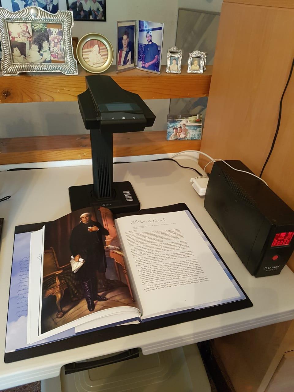 CZUR ET18 Pro Professional Document Scanner, 2nd Gen Auto-Flatten & Deskew Tech, 18MP HD Camera, Capture A3, 186 Languages OCR customer photo 2