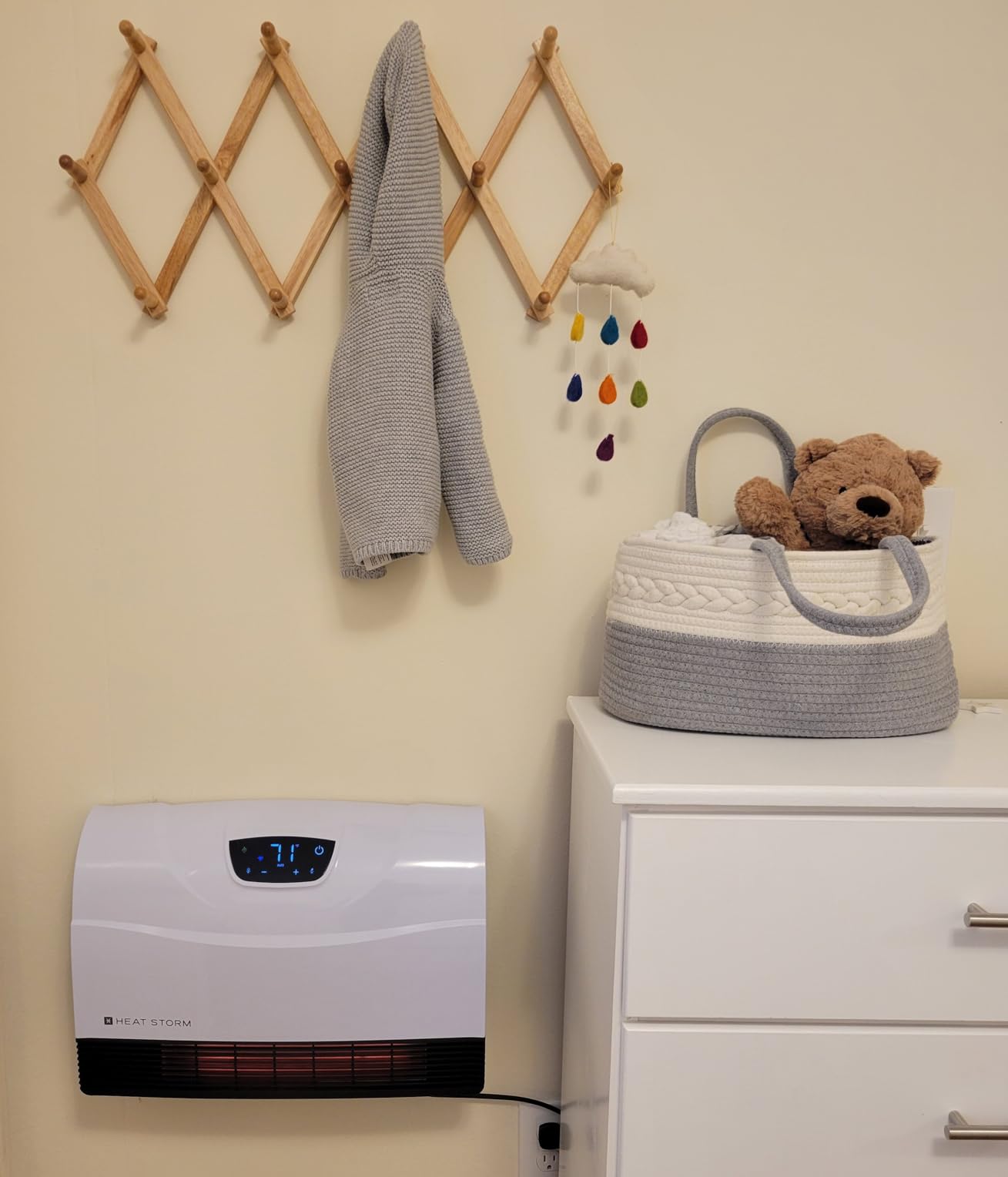 Heat Storm HS-1500-PHX-WIFI Infrared Heater, Wifi Wall Mounted customer photo 1