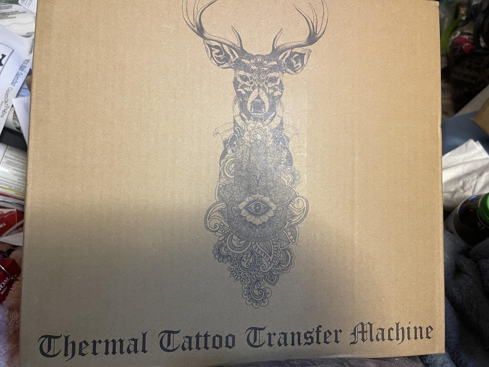 LifeBasis Tattoo Transfer Stencil Printer Tattoo Thermal Copier with 30PCS Stencil Transfer Paper Thermal Tattooing Printer Machine for Tattoo Artists & Beginners, Black customer photo 1