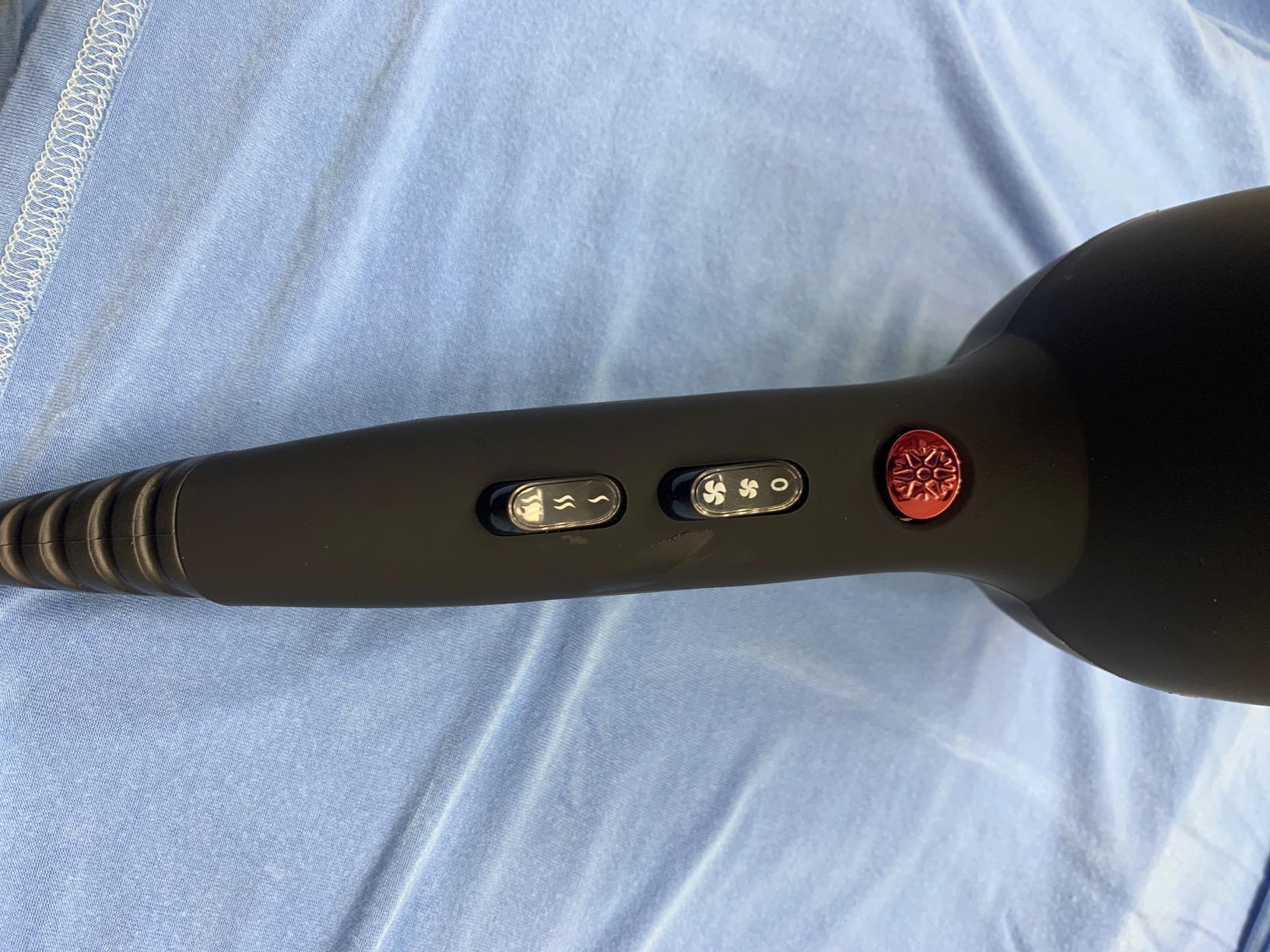 TREZORO Professional Hair Dryer, Ionic Ceramic Tourmaline Technology, 2000W Fast Quiet Drying, with Narrow & Wide Concentrator Nozzles, 3 Heat & 2 Speed Settings, Cool Shot Button, Black customer photo 2