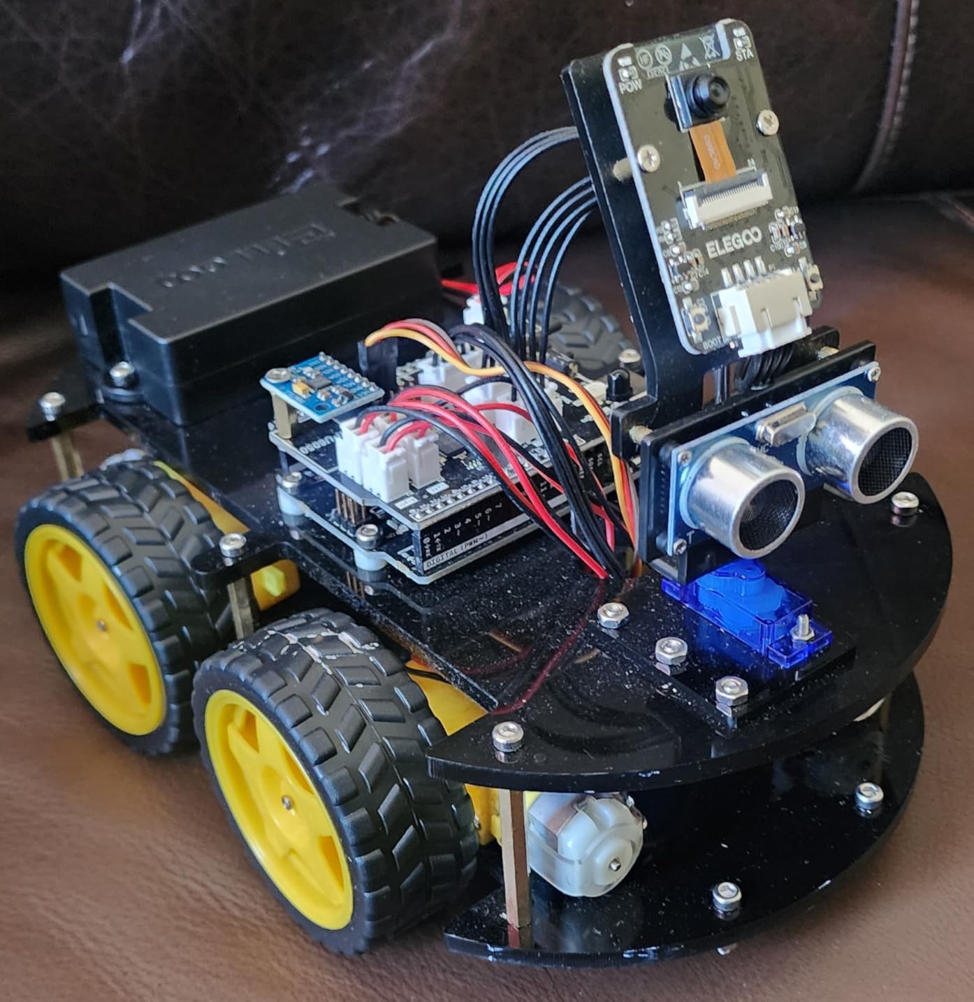 ELEGOO UNO R3 Smart Robot Car Kit V4 for Arduino Robotics for Kids Ages 8-12 12-16 STEM Science Kits Coding Gifts for 8-16 Year Old Boys Girls Teens customer photo 1