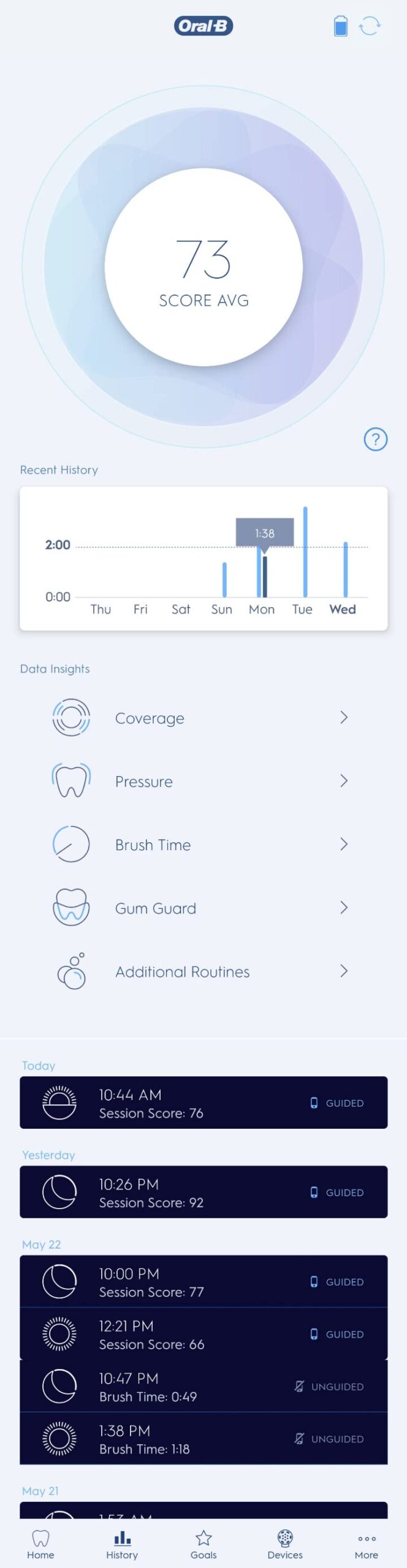 Oral-B Pro 5000 Smartseries Power Rechargeable Electric Toothbrush with Bluetooth Connectivity, Black Edition customer photo 2