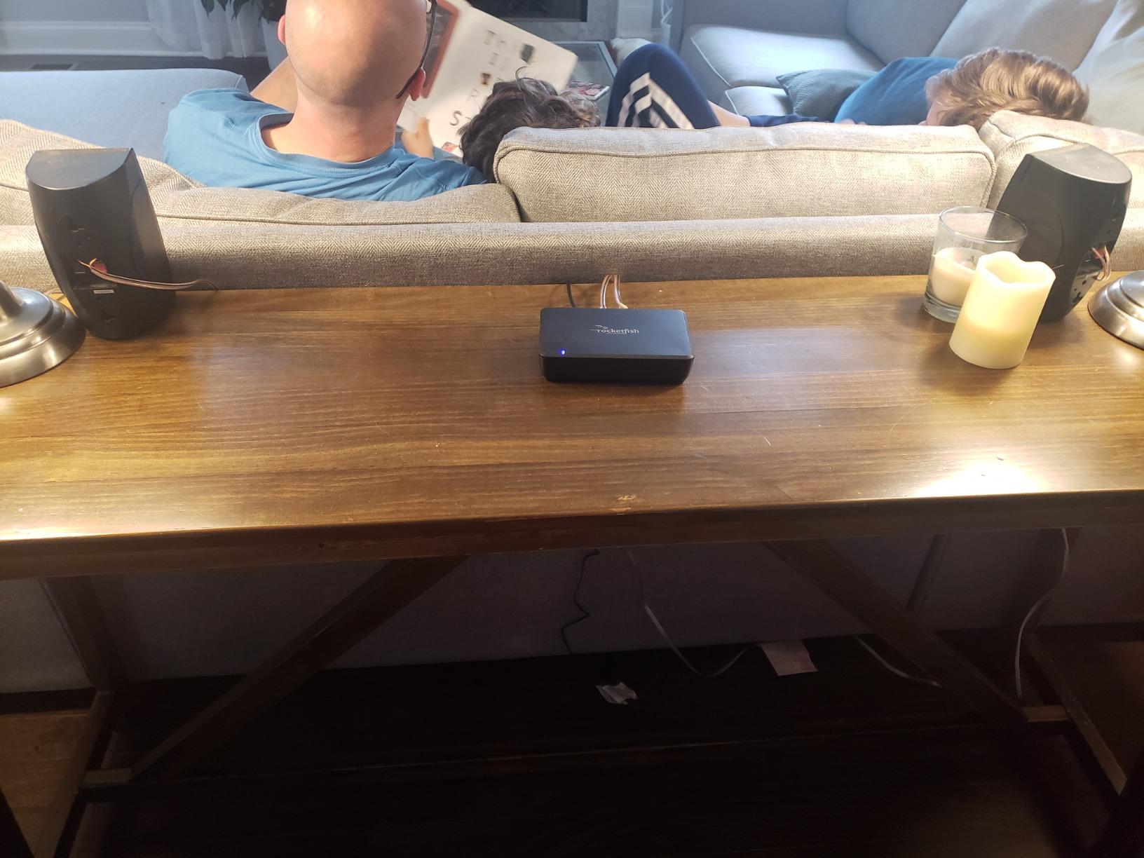 Rocketfish RF-WRSK18 Wireless Home Theater Rear Speaker Kit - 2.0 Channel Surround Sound System - Black customer photo 1