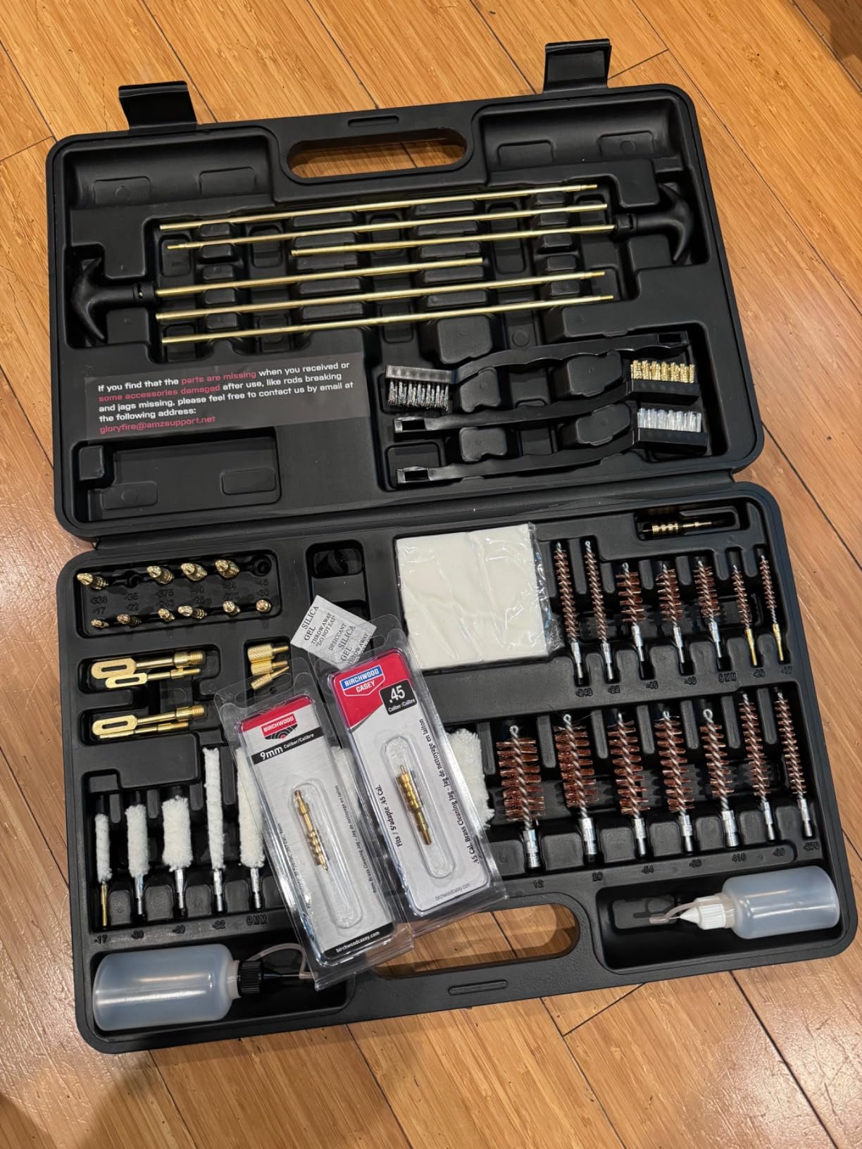 GLORYFIRE Gun Cleaning Kit Universal for Guns, Gun Brushes for Pistol, Handgun, Shotgun, Elite Brass Rods and Wire Rope, Hunting Gear Gun Accessories for Men customer photo 2