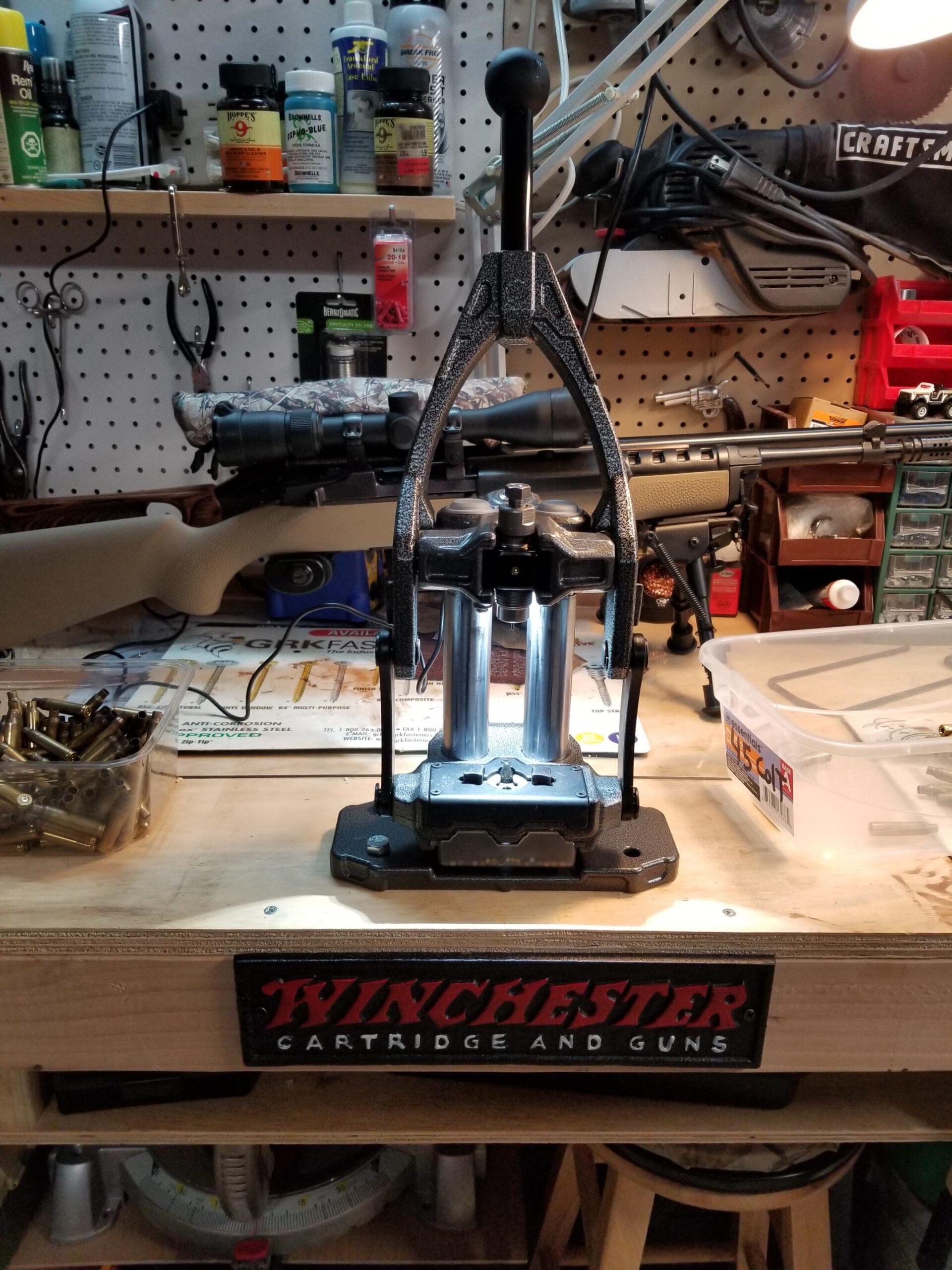 Frankford Arsenal M-Press Coaxial Reloading Press and Die Blocks with Heavy-Duty Design, Adjustable Alignment, for Reloading and Gunsmithing customer photo 1