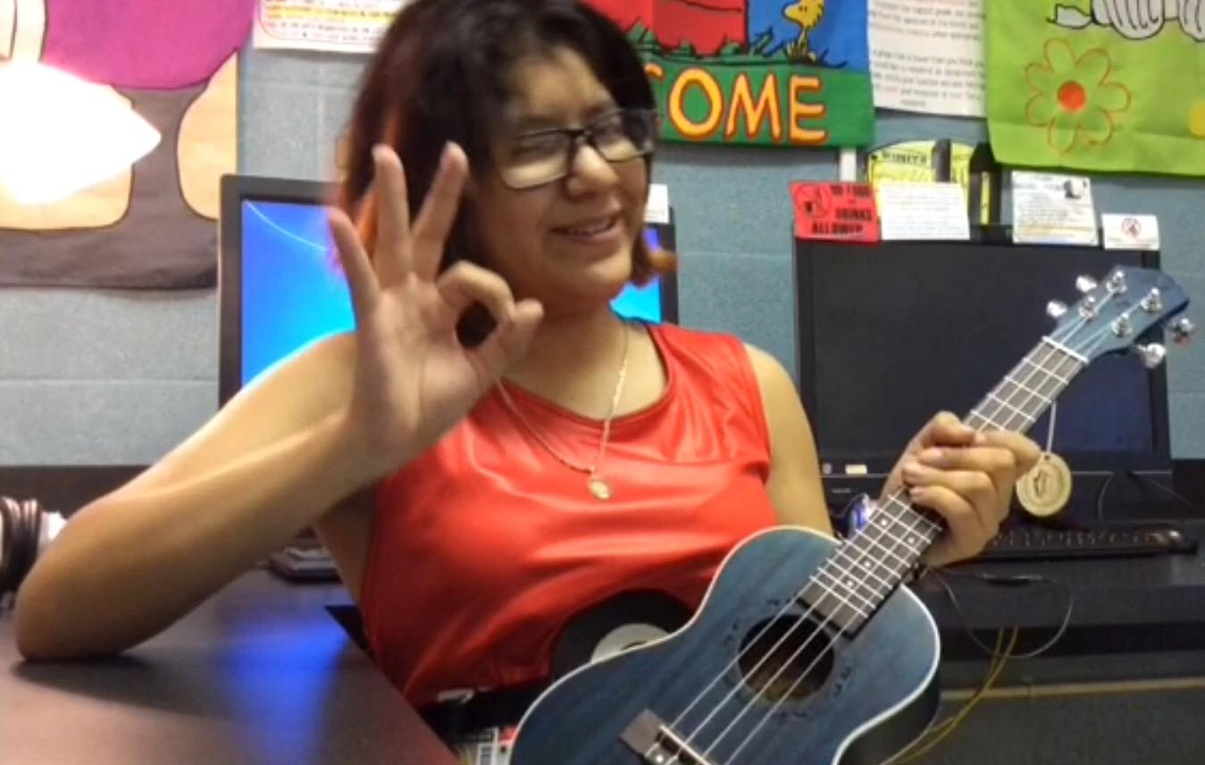 Tenor Ukulele Ranch 26 inch Professional Wooden ukelele Instrument with Online 12 Lessons and Gig Bag - Small Hawaiian Guitar - Starry Blue customer photo 2