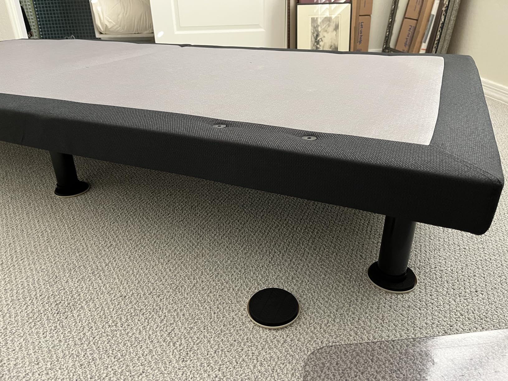 Sven & Son Classic Adjustable Bed Base, Head and Foot Lift, Massage, Under-Bed Lights, USB, Gel Memory, Zero Gravity Smart Frame - Queen + 14 inch Hybrid Spring Matt (Medium Soft) customer photo 1