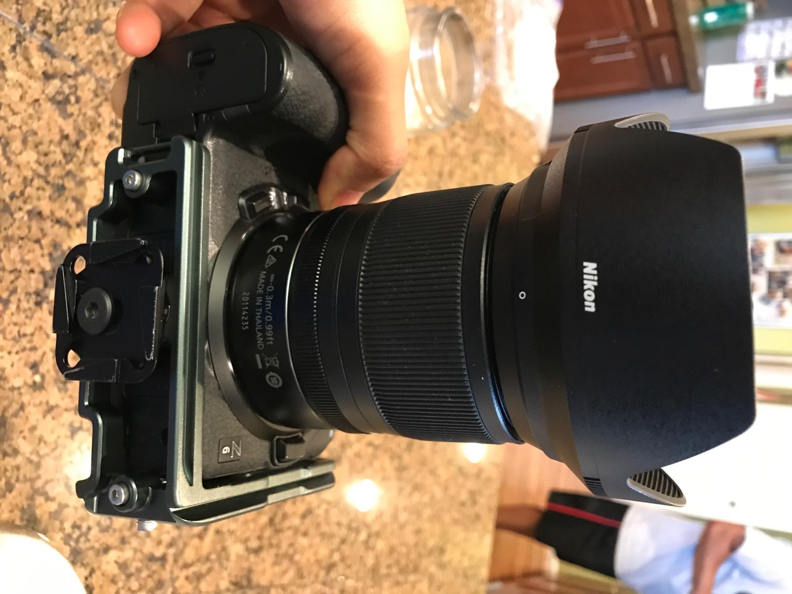 Zelda Dedicated Camera L-Bracket - Arca Swiss Compatible L-Bracket for Landscape and Portrait Photography - Metallic Slate Grey (Zelda-G) customer photo 1