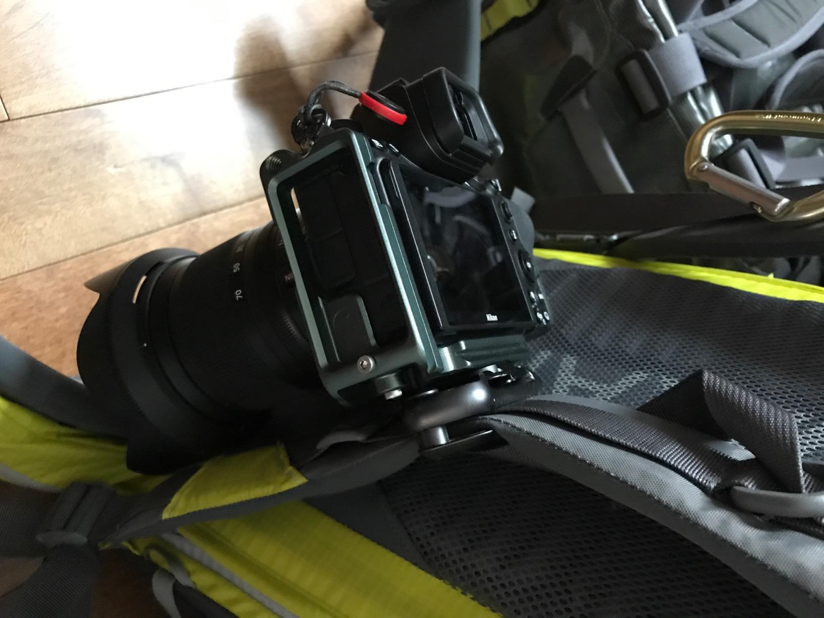 Zelda Dedicated Camera L-Bracket - Arca Swiss Compatible L-Bracket for Landscape and Portrait Photography - Metallic Slate Grey (Zelda-G) customer photo 2